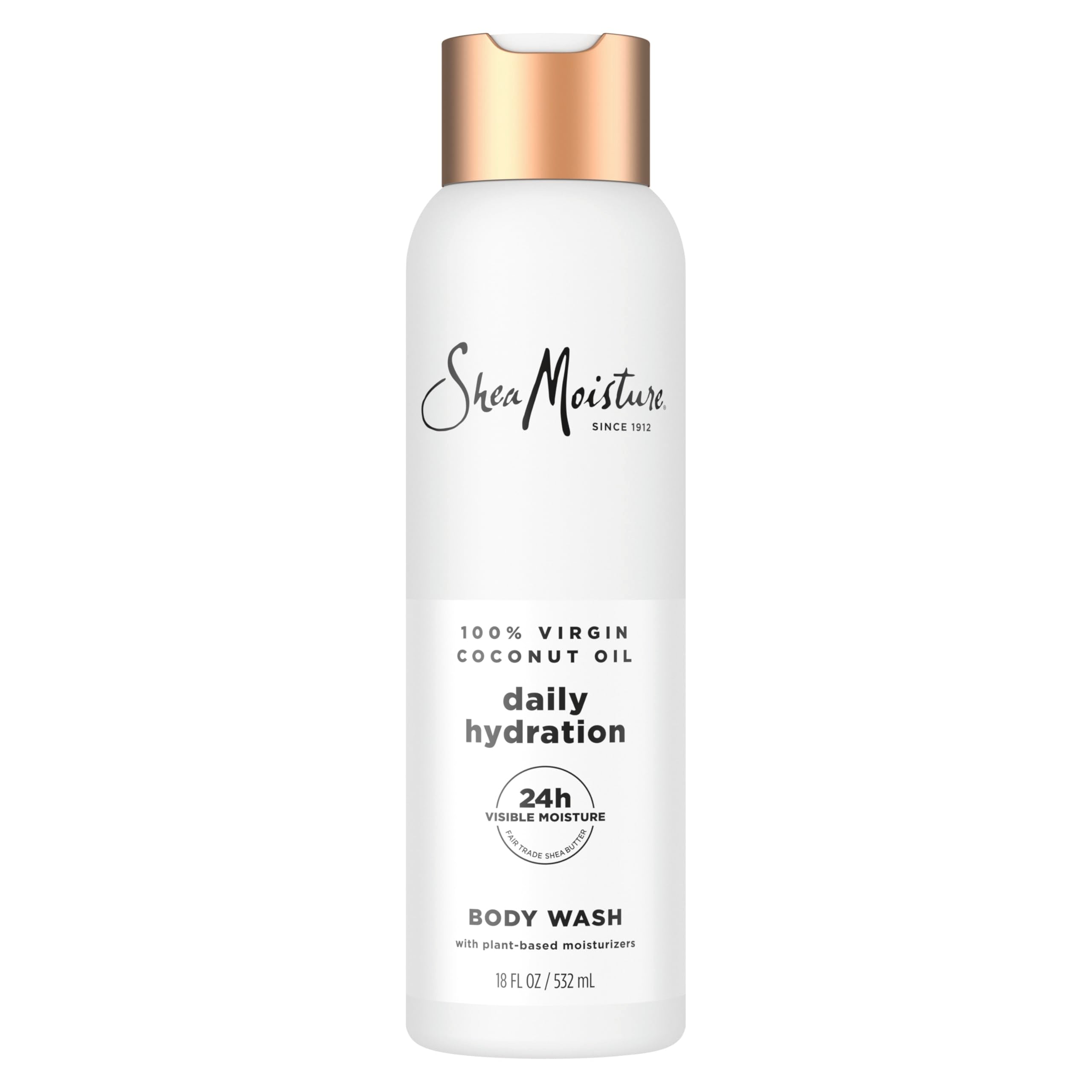 SheaMoisture Virgin Coconut Oil Body Wash Nourish and Replenish Skin Daily Hydrating body wash for 24H Visible Moisture for Heal