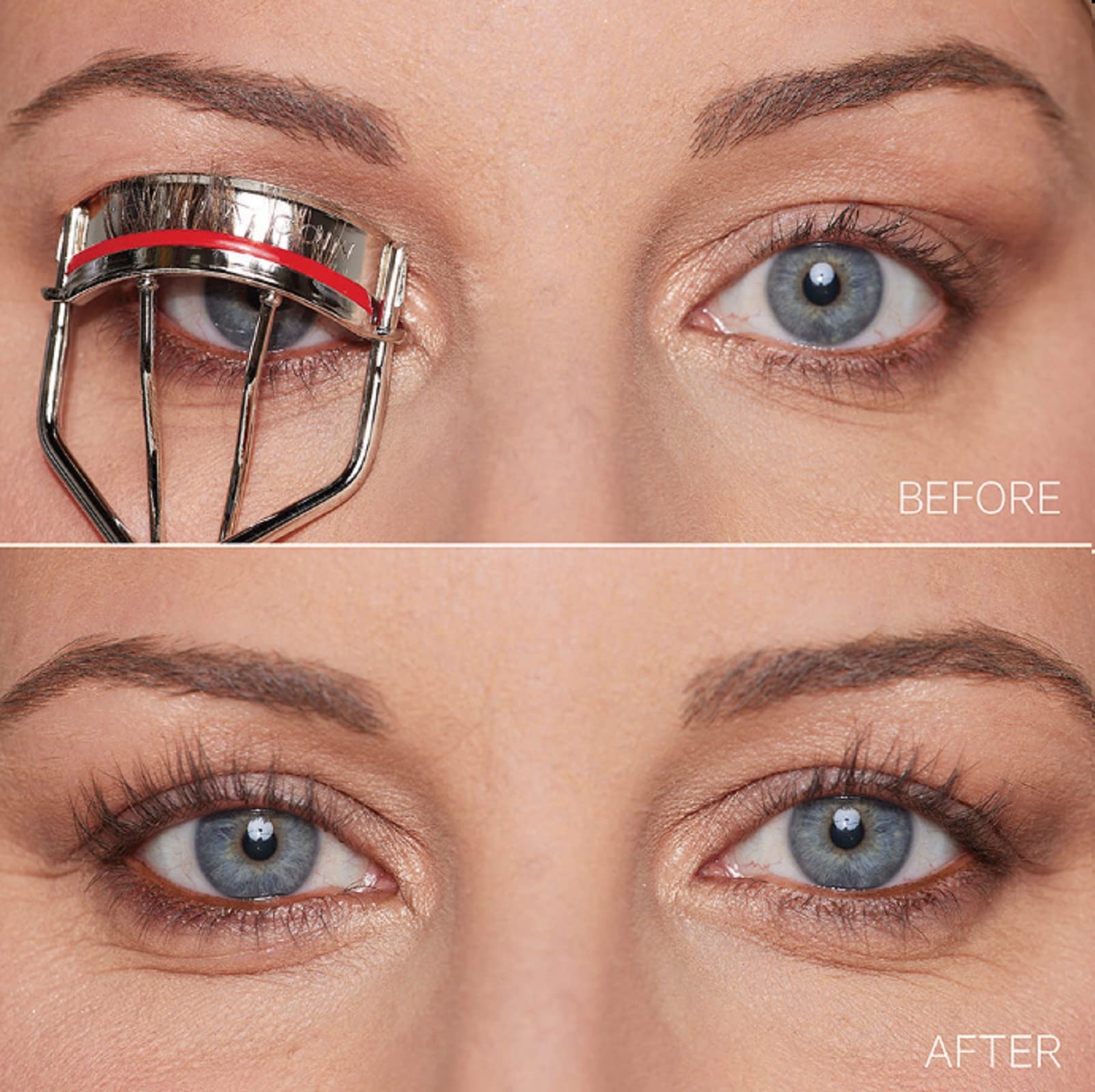 Kevyn Aucoin The Eyelash Curler: Easy use. Long-lasting curl of lashes effect. Wide opening. Stainless steel with two red lash c