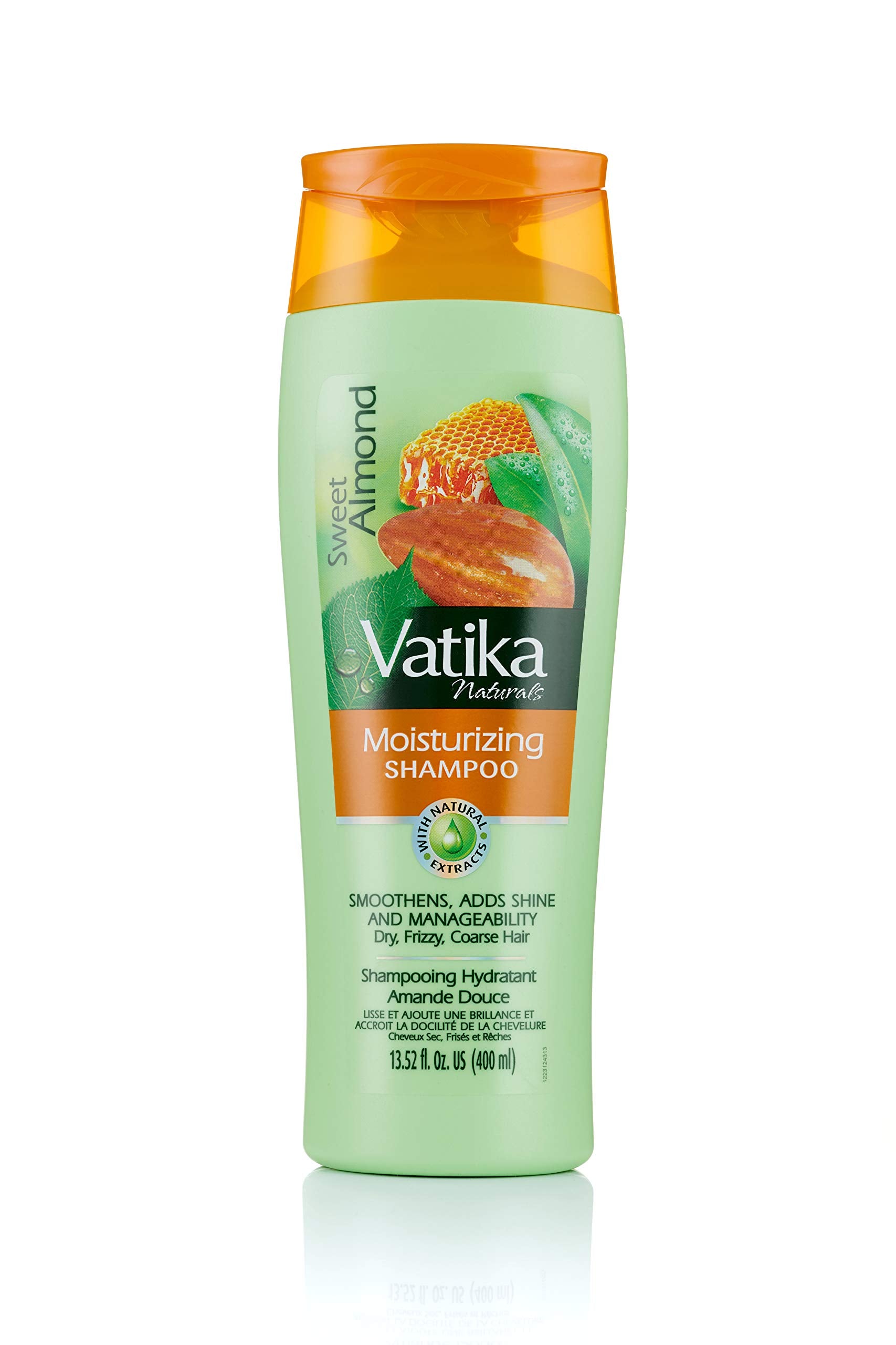Vatika Naturals Daily Shampoo for Women - Nourish and Rejuvenate Your Natural Hair - Sweet Almond Strengthening & Moisturizing H