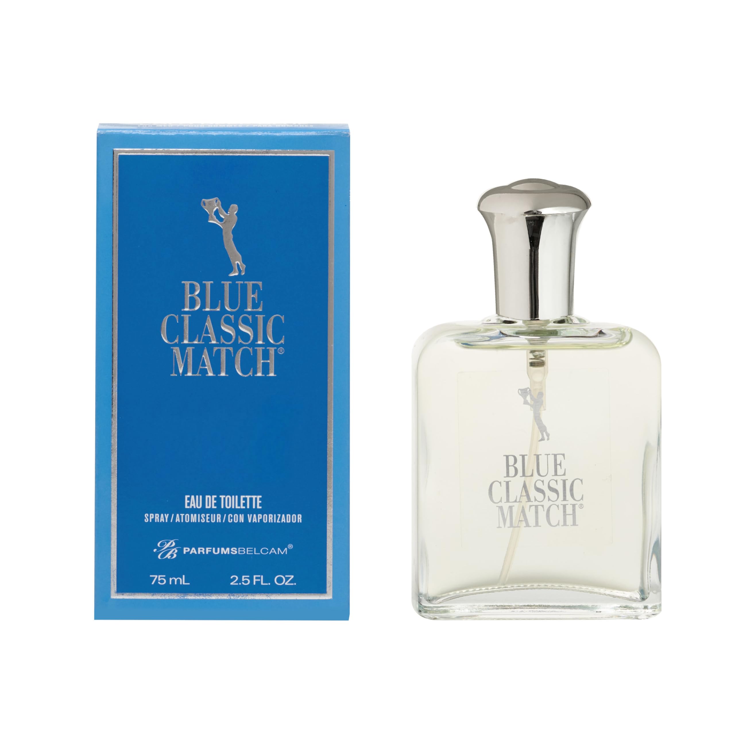 Pb Parfumsbelcam Blue Classic Match Cm Eau De Toilette Spray, Our Version Of A Designer Edt, 75 Ml