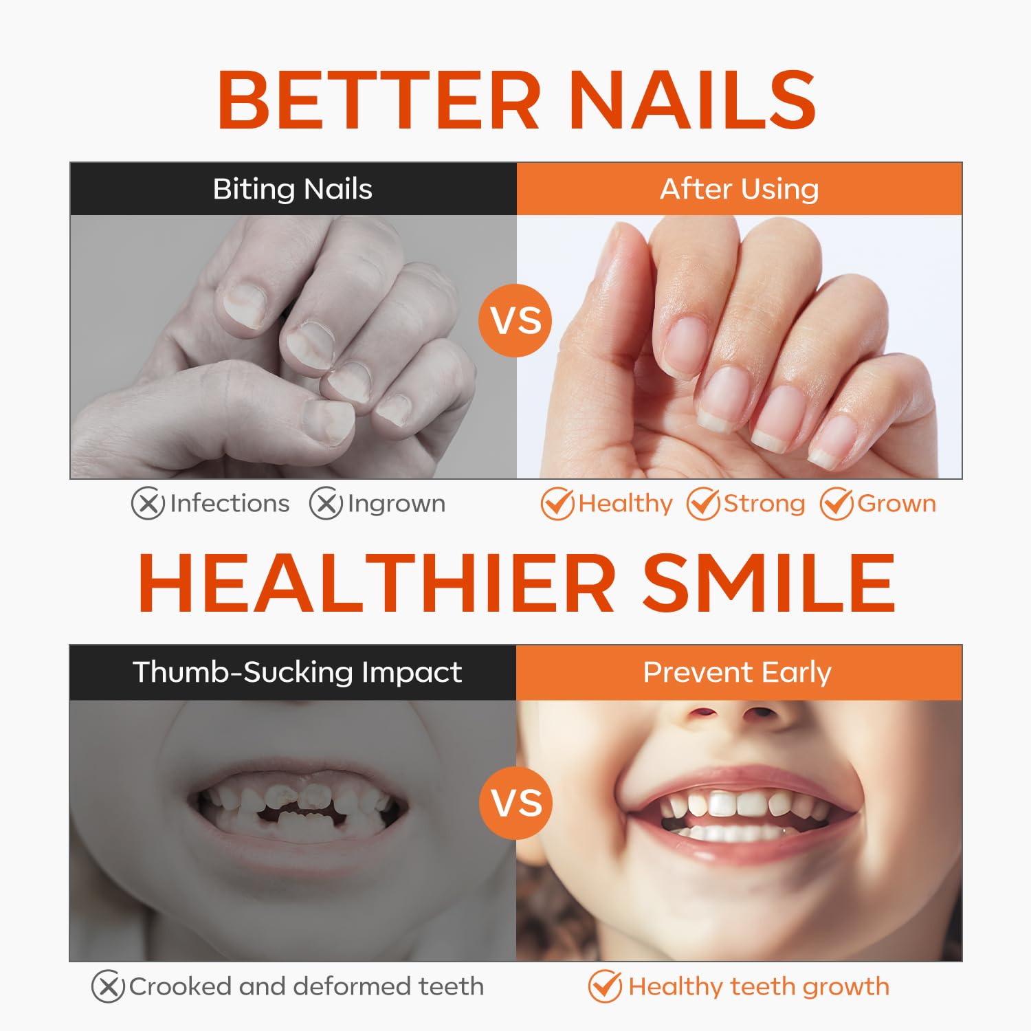 Modelones Stop Nail Biting Pen, Nail Biting Prevention, Thumb Sucking Deterrent, Nail Biting Treatment For Kids & Adults, Natura