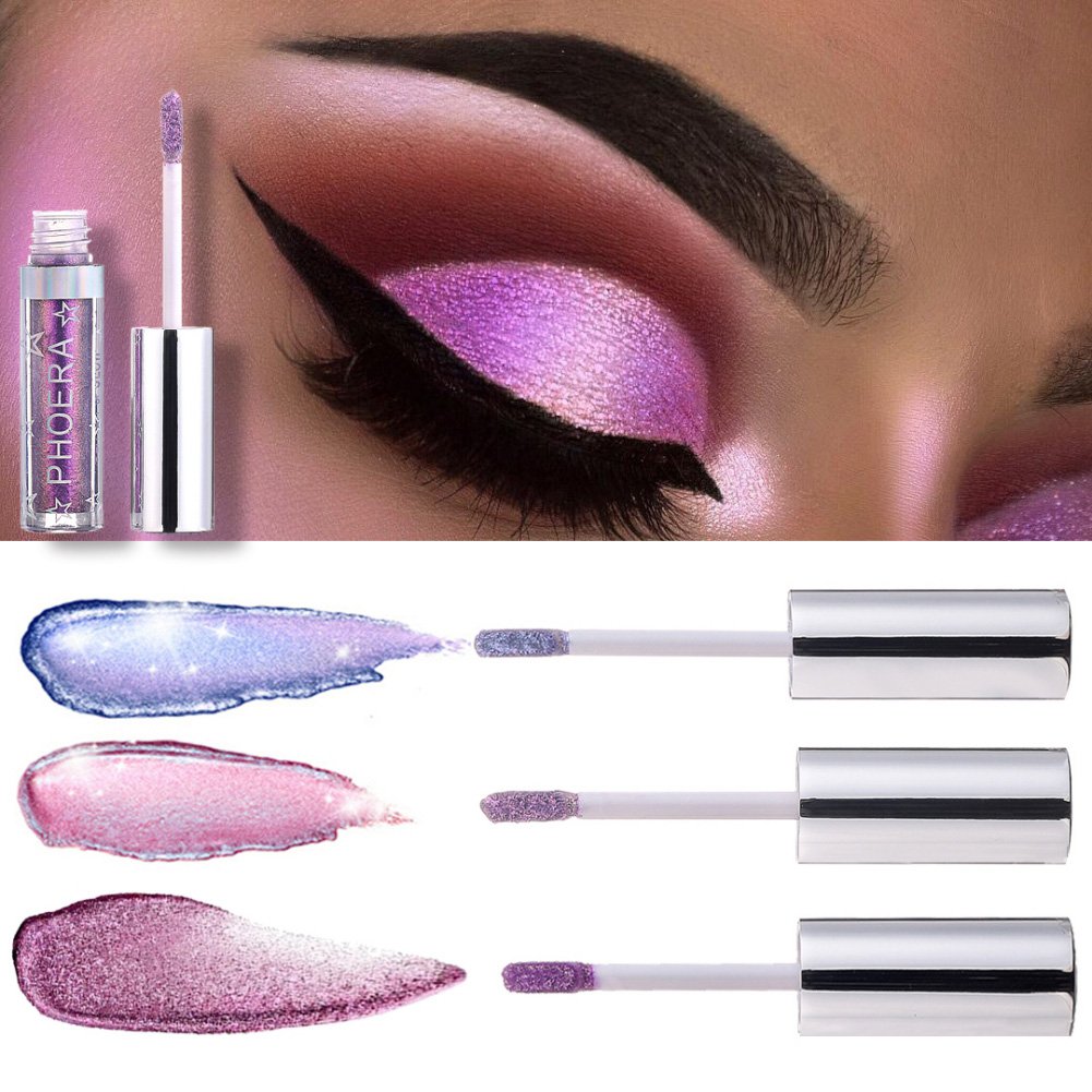Glitter Eyeshadowakeup For Eyes Liquid Shimmer Sparkle Glow Light Colors Pencil Stick Shiny Long Lasting Waterproof Shining Eye