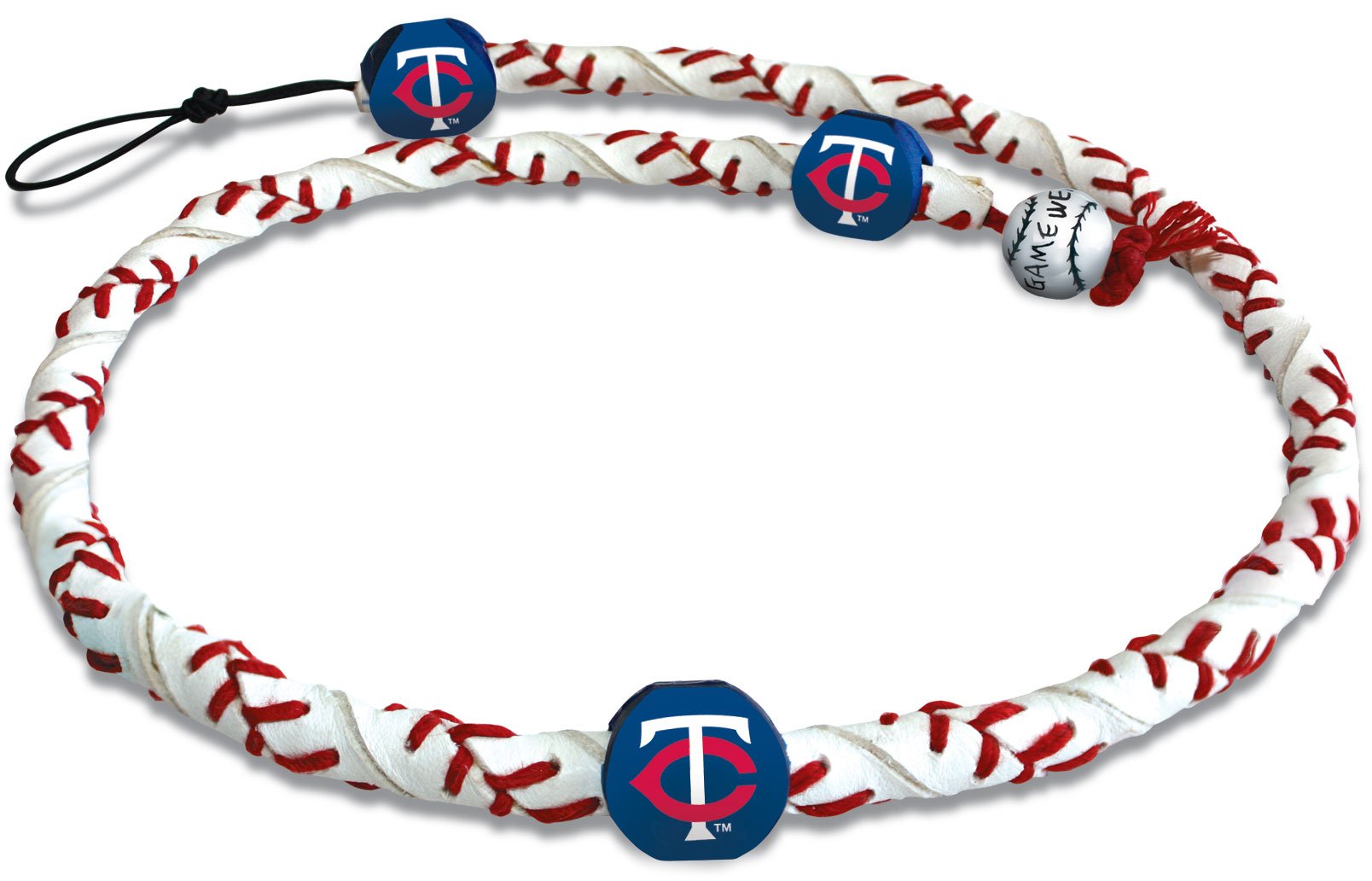 MLB Minnesota Twins Classic Frozen Rope Baseball Necklace