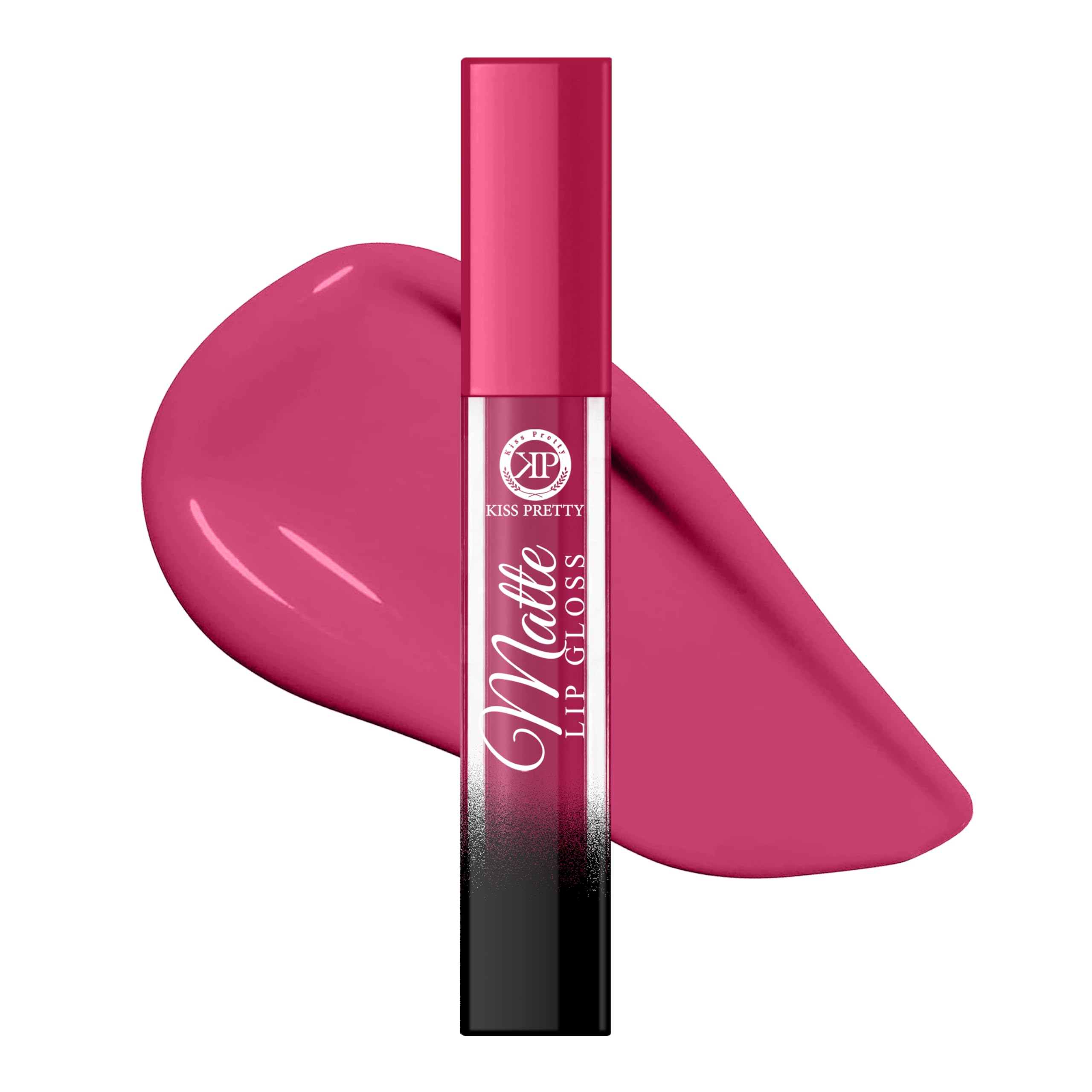 Kiss Pretty Matte Lip Gloss Liquid Lipstick | Long Lasting, Non Sticky Formula | Intense Color Payoff, Smudge Proof & Waterproof