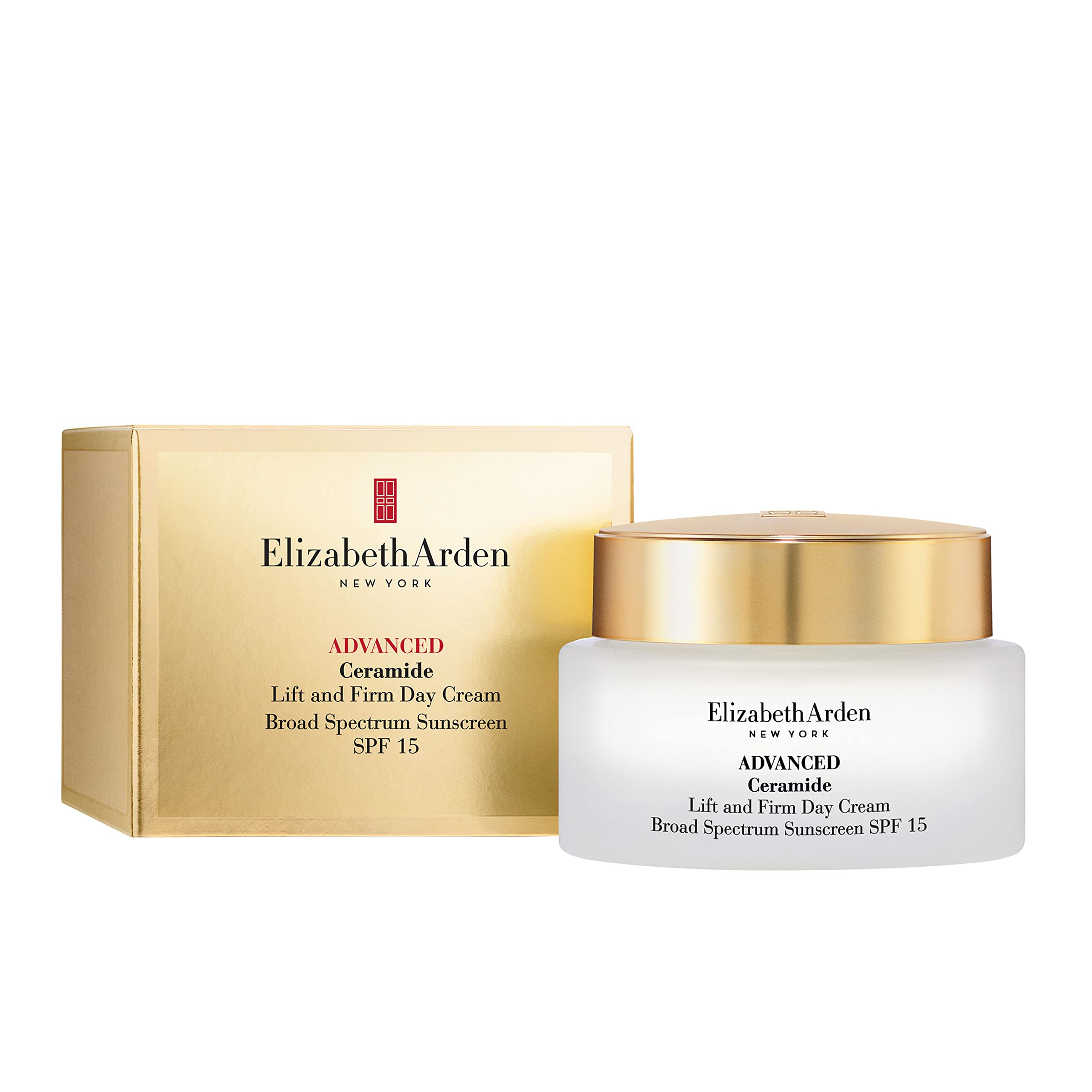 Elizabeth Arden Advanced Ceramide Lift And Firm Moisturizing Day Cream Spf 15, Lightweight, Infused With Ceramides, Hydrates And