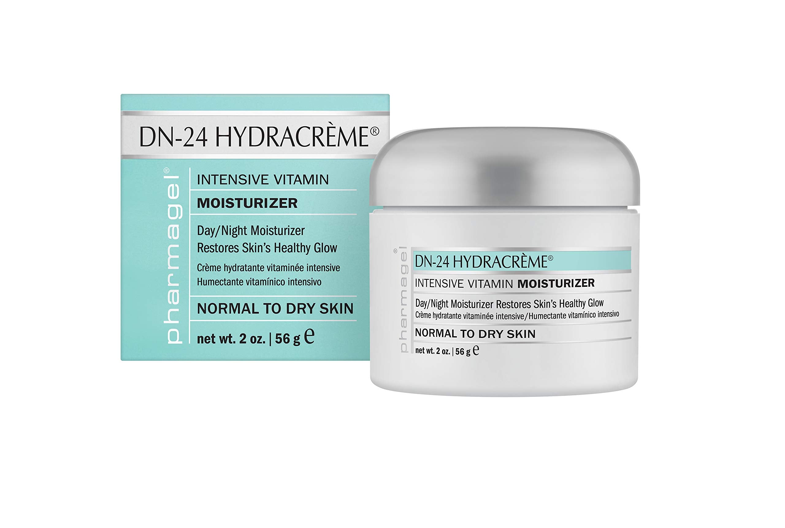Pharmagel DN-24 Hydracrme - Intensive Vitamin Moisturizer - Day and Night Face and Neck Cream For Normal, Dry, and Aging Skin - 