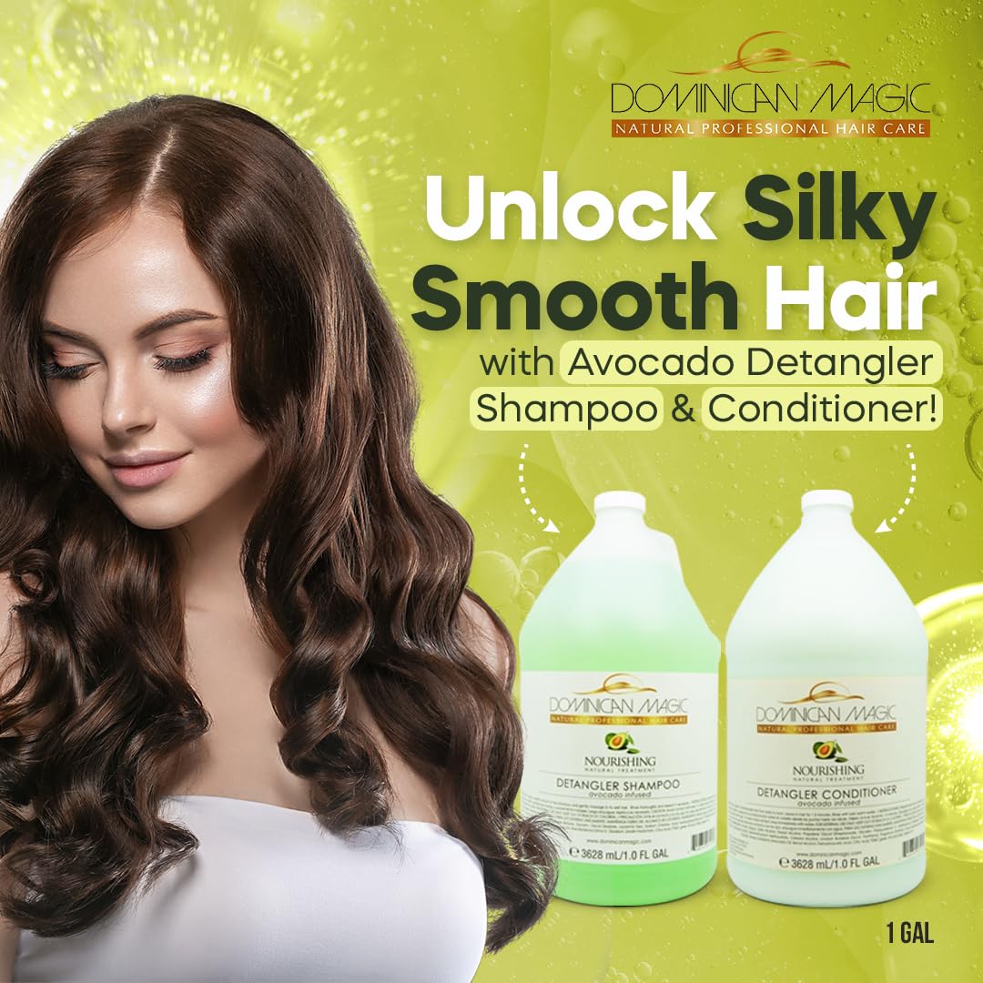 Dominican Magic Avocado Detangler Shampoo & Conditioner 1 gal Duo-Set