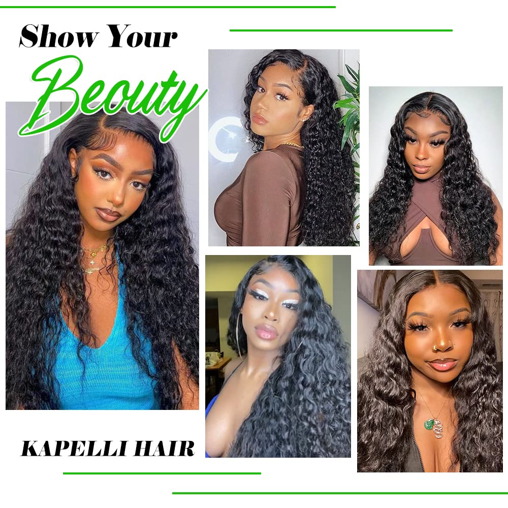 Water Wave Lace Frontal 13X4 Ear To Ear Lace Frontal Closure 16Inch 100% Unprocessed Brazilian Virgin Human Hair Swiss Lace Fron