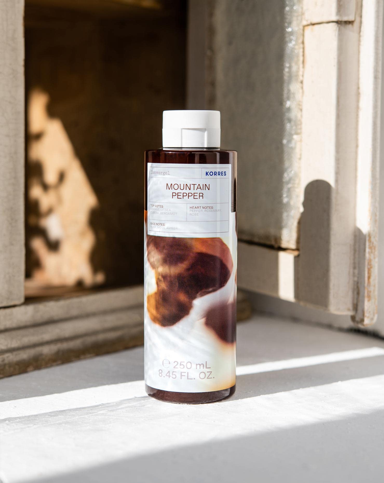 Korres Cleanse + Hydrate Shower Gel, Mountain Pepper, 8.45 Fl. Oz.