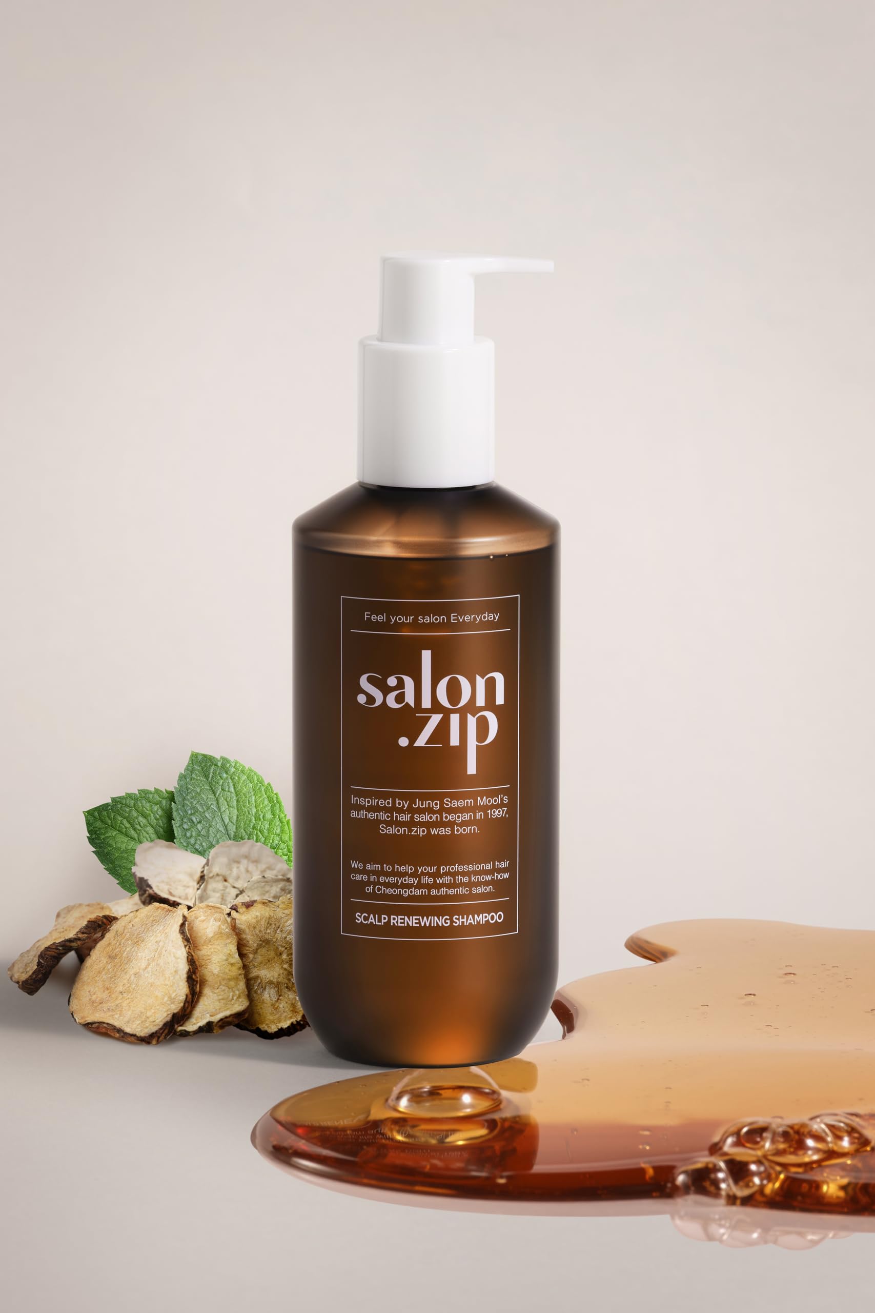 JUNG SAEM MOOL OFFICIAL] Salon.zip Scalp Renewing Shampoo, 14.1 oz (400g)