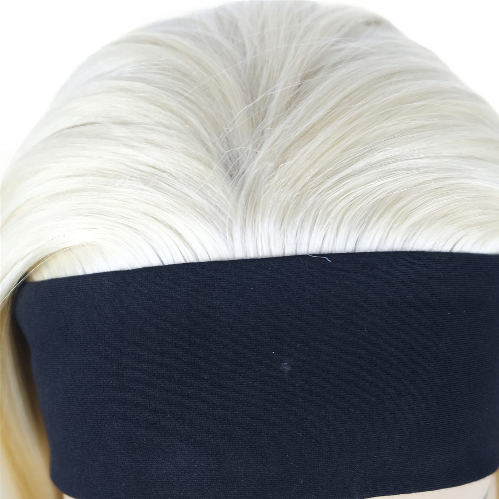 Lydell Long Straight Wave Headband Synthetic Wigs (Pale Blonde)