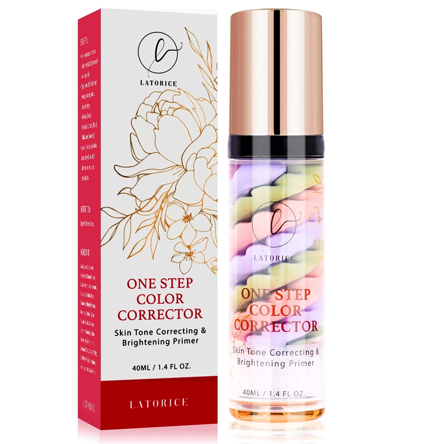 One Step Color Corrector, Isolation Cream, Makeup Primer Skin Tone Correcting And Brightening Primer, Oil Control Moisturizing,