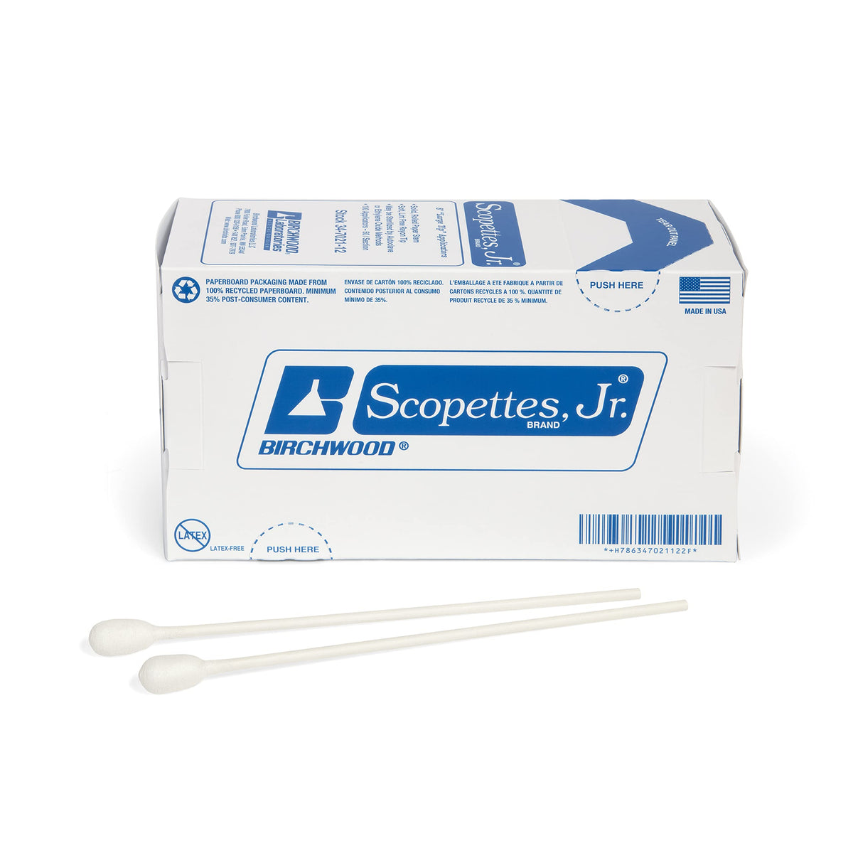 Scopettes Jr. Swabsticks 8 Inch Rayon Tip Non-Sterile 100 – Feelforever21