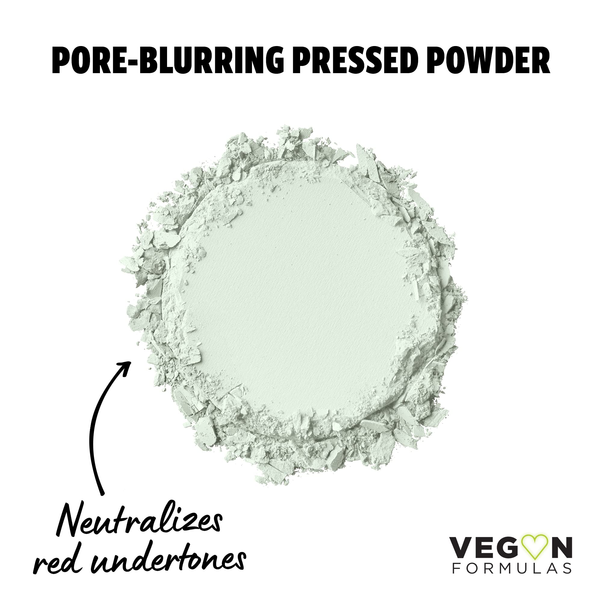 NYX PROFESSIONAL MAKEUP HD Finishing Powder, Pressed Setting Powder - Mint Green