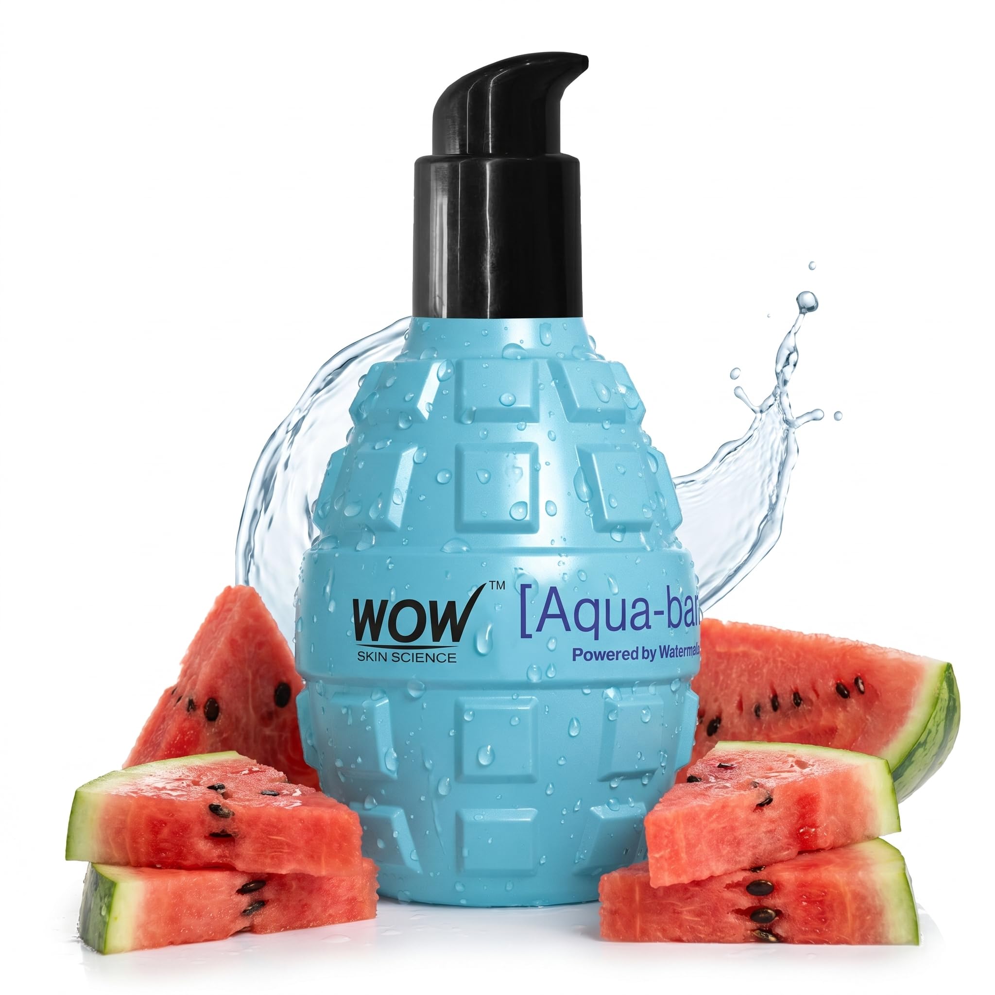 Wow Skin Science AquaBanger Face Wash | Hydrating Face Cleanser With Watermelon, Hyaluronic Acid & Omega | Gentle, NonDrying F