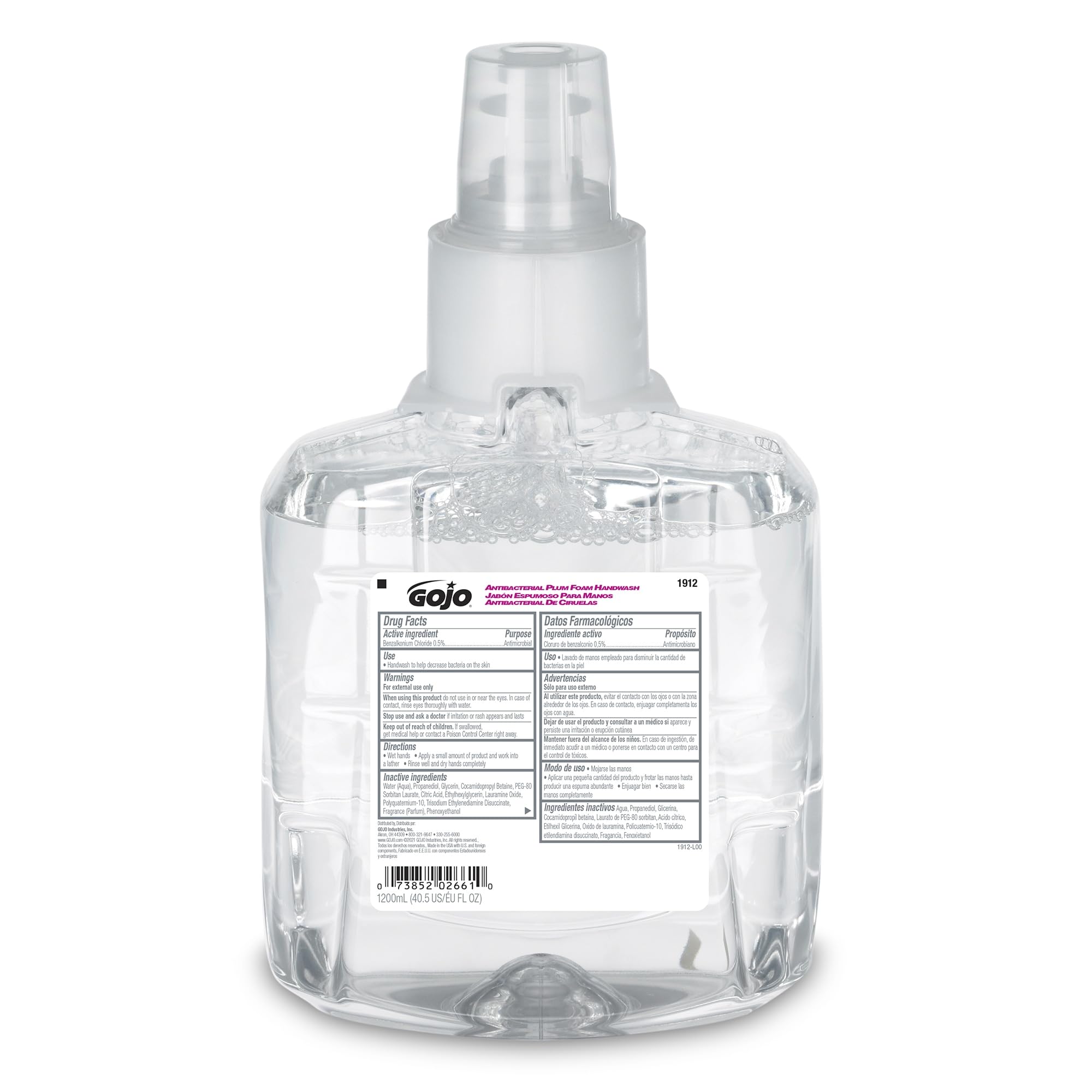 Gojo Plum Foam Handwash, 40.58 Oz