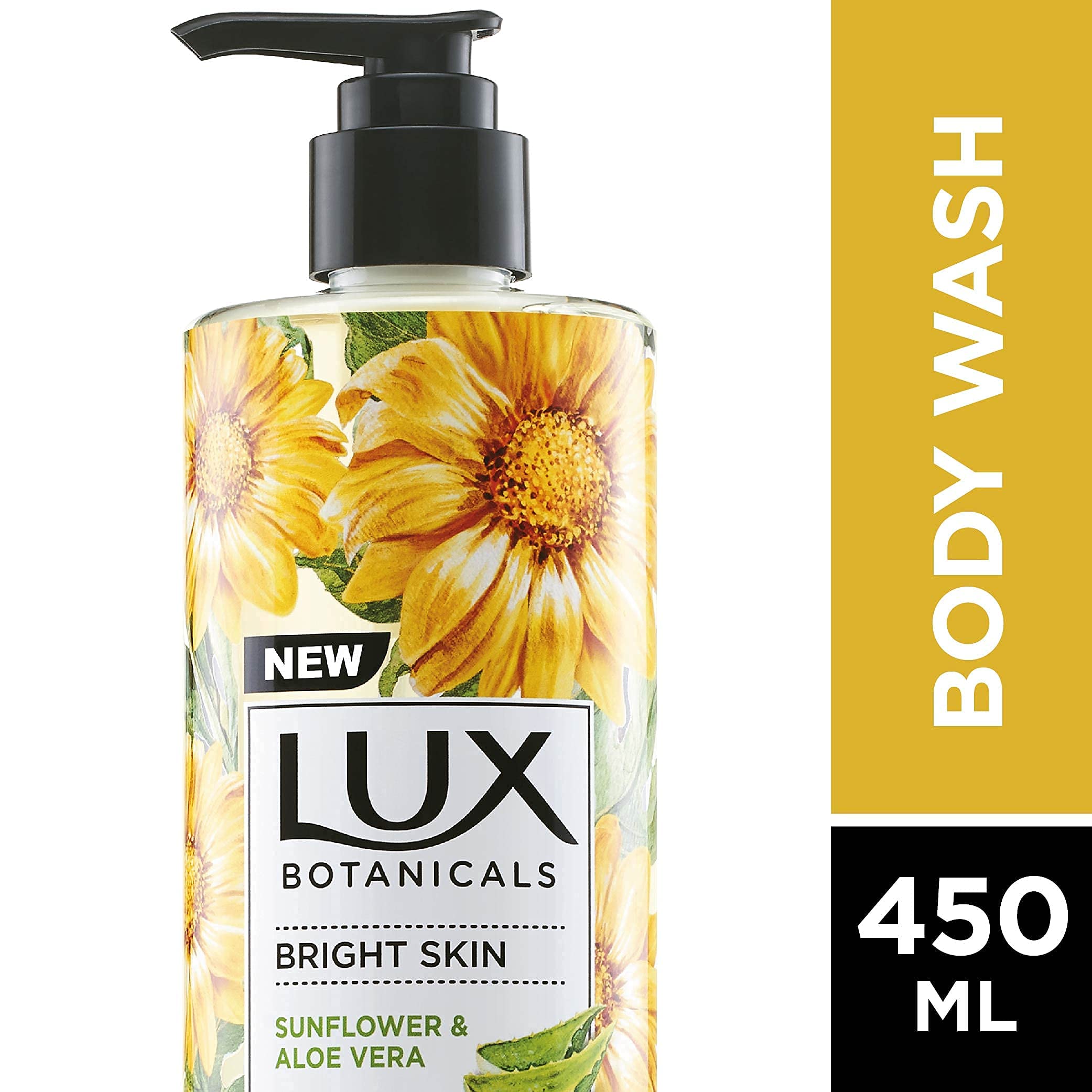 Lux Botanicals Bright Skin Shower Gel, Natural Extracts, No Paraben,- 450 ml/15.2 Fl.Oz