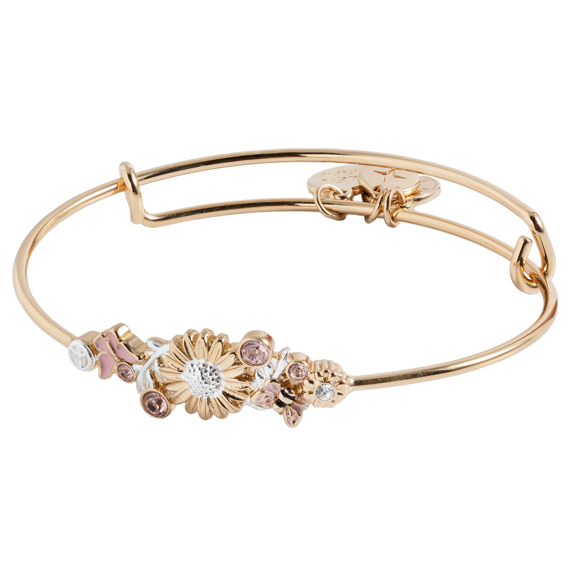 Alex and Ani Floral Inline Bangle