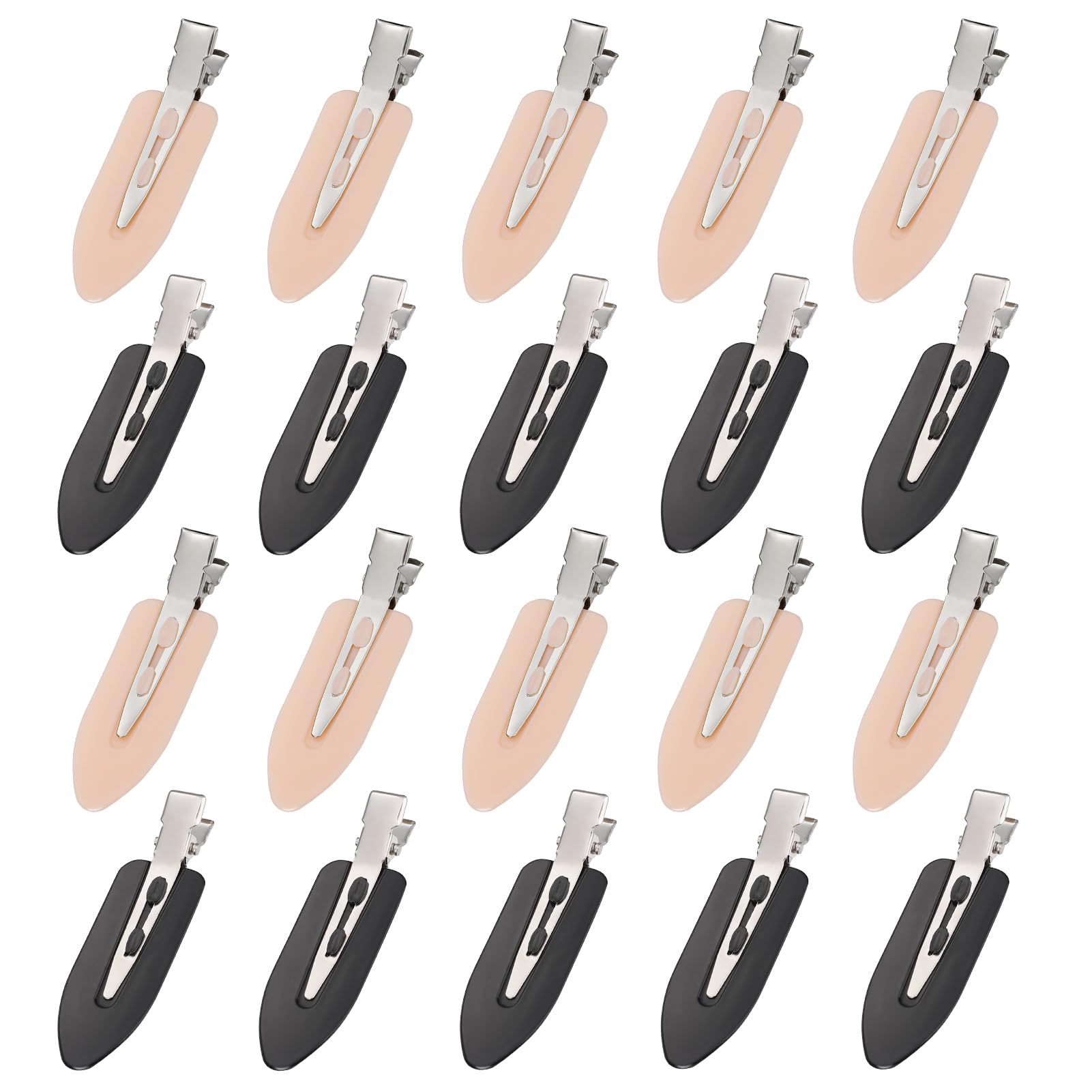MADHOLLY 20Pcs No Bend Hair Clips - No Crease Hair Clips for Styling Sectioning, Hair Barrettes for Salon Hairstyle Hairdressing