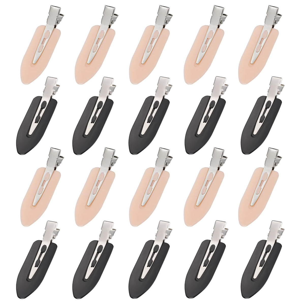 MADHOLLY 20Pcs No Bend Hair Clips - No Crease Hair Clips for Styling Sectioning, Hair Barrettes for Salon Hairstyle Hairdressing