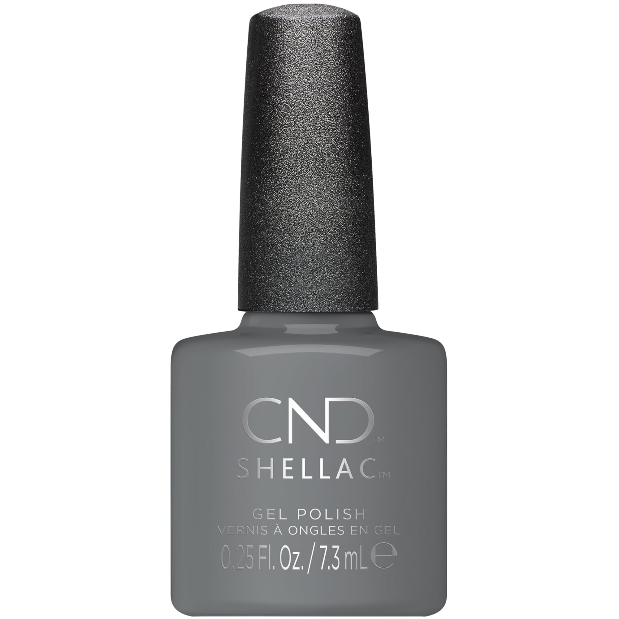 CND Shellac Gel Nail Polish, Long-lasting Nail Paint Color with Curve-hugging Brush, 299 Whisper, 0.25 fl oz
