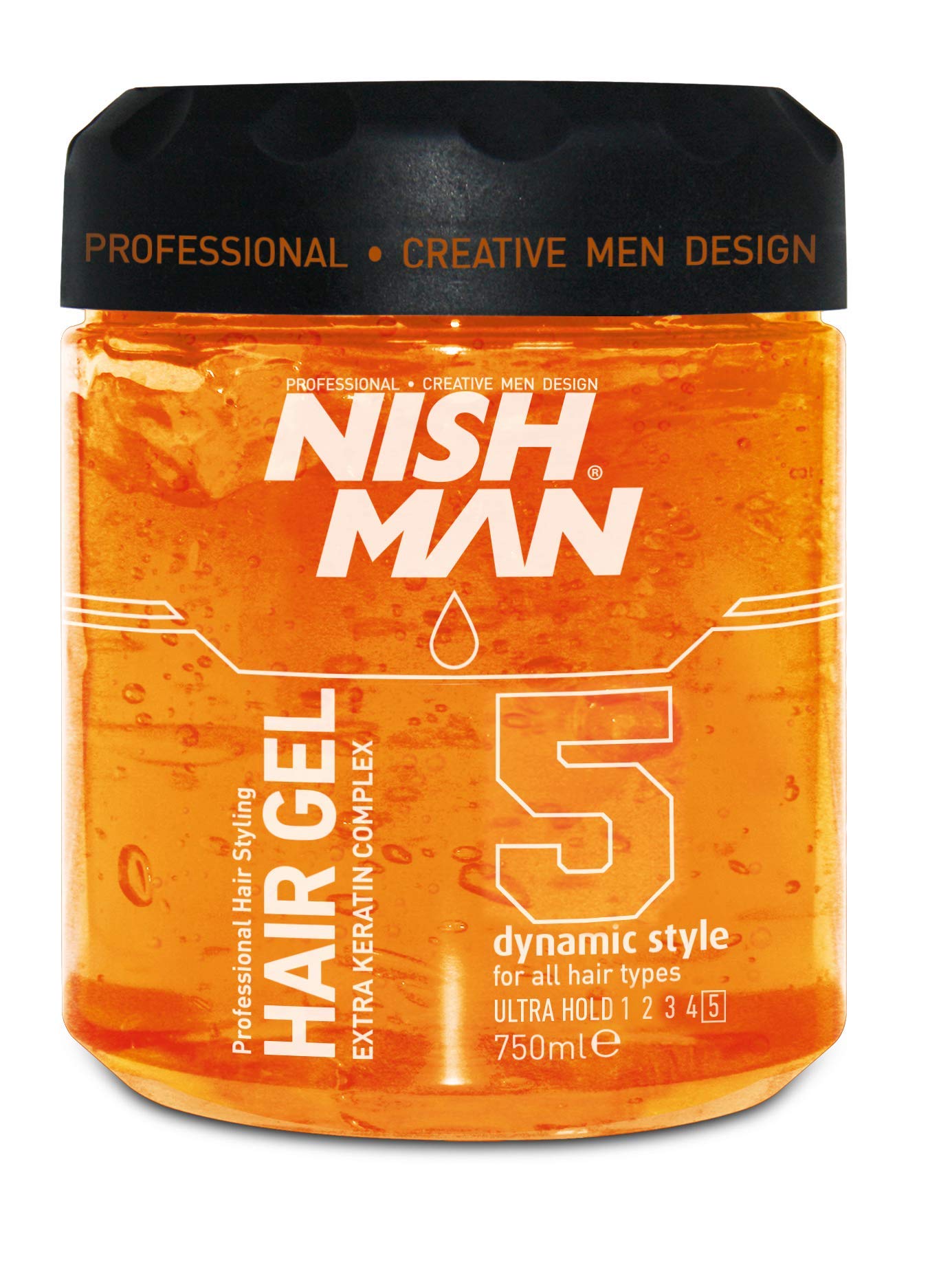 Nishman Ultra Strong Hair Styling Gel 750 ml