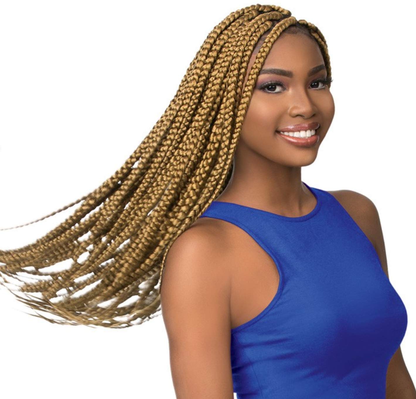Sensationnel African Collection Kanekalon Aquatex Pre-Layered Synthetic Braid 48'' / Water-Repellent - 3Xruwa (2Packs, 1)