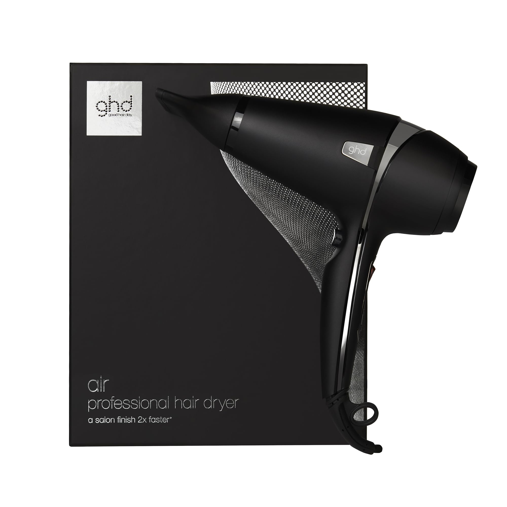ghd Air Hair Dryer - 1600w Professional Blow Dryer, Salon Strength Motor, Concentrator Nozzle, Adjustable Temperature Setting, a