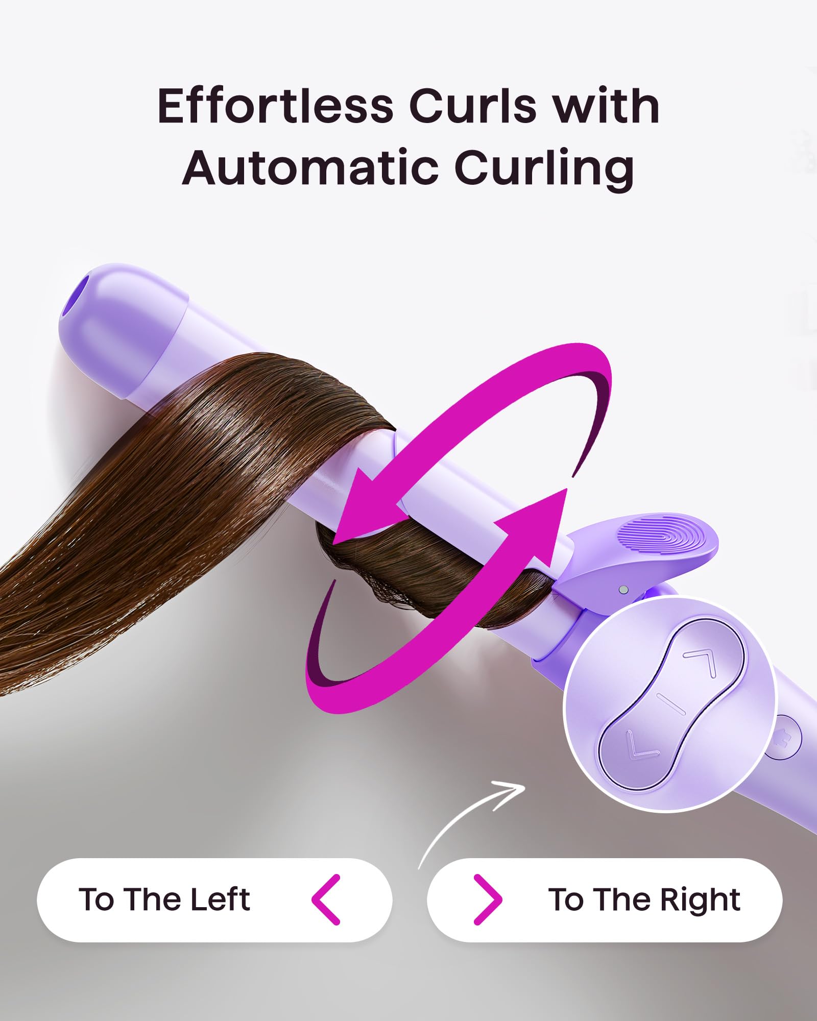 Wavytalk Rotating Curling Iron Set, Curlmaker Pro, Automatic Hair Curler with 3 Sizes Ceramic Barrel(0.5-1-1.25) for Tight & Spi