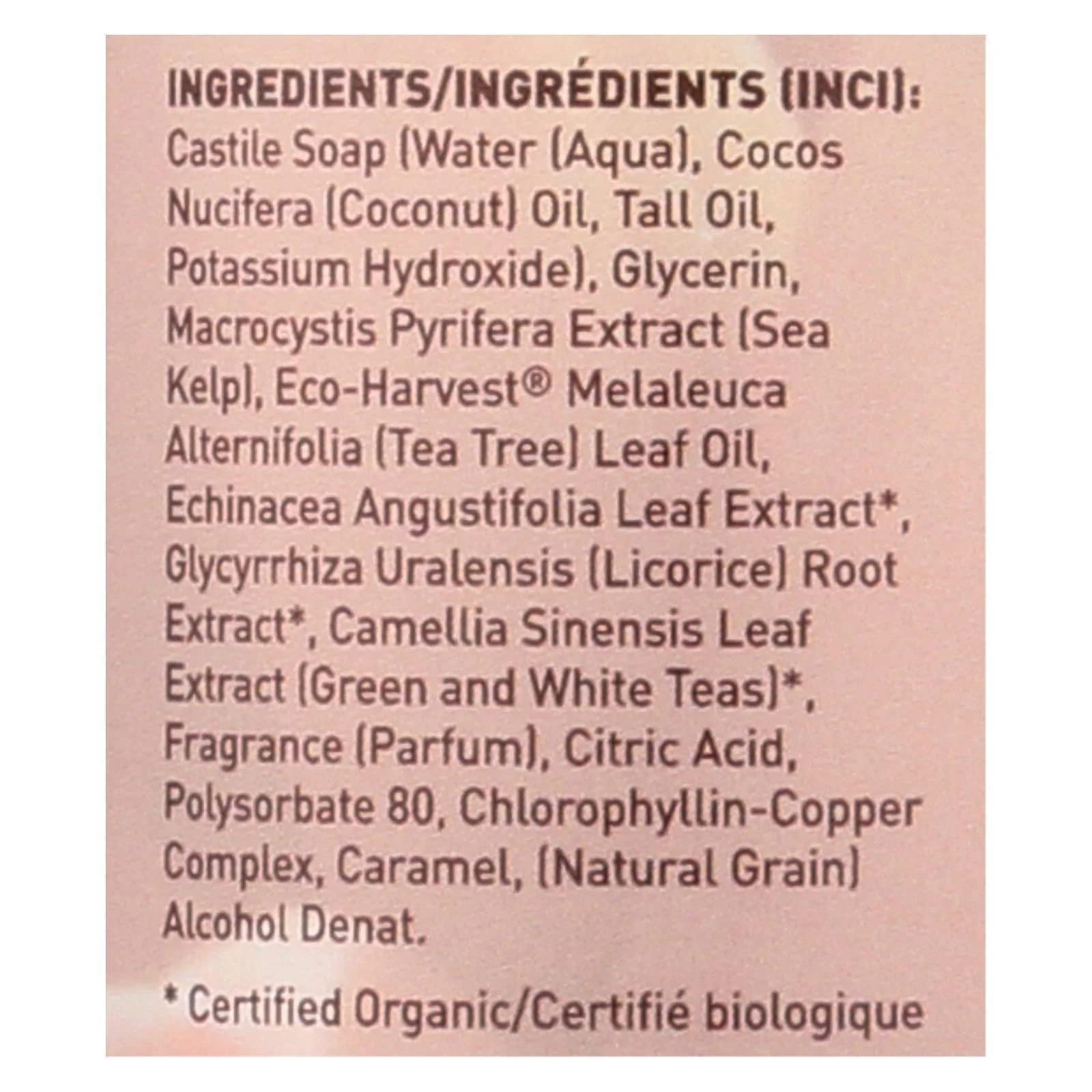 Desert Essence Thoroughly Clean Face Wash with Sea Kelp, Tea Tree Oil, Nourishing Castile Soap, Coconut Oil & More - Gently Remo