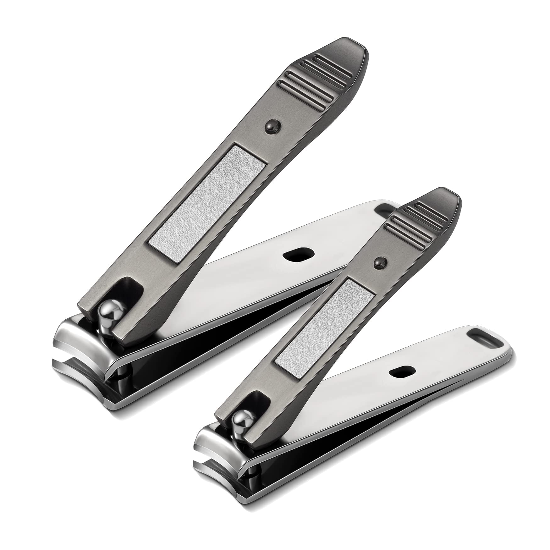 BEZOX Nail Clipper Set, Ergonomic Toenail Clippers with Non-slip Design, Professional Fingernail Clipper for Men and Women with 