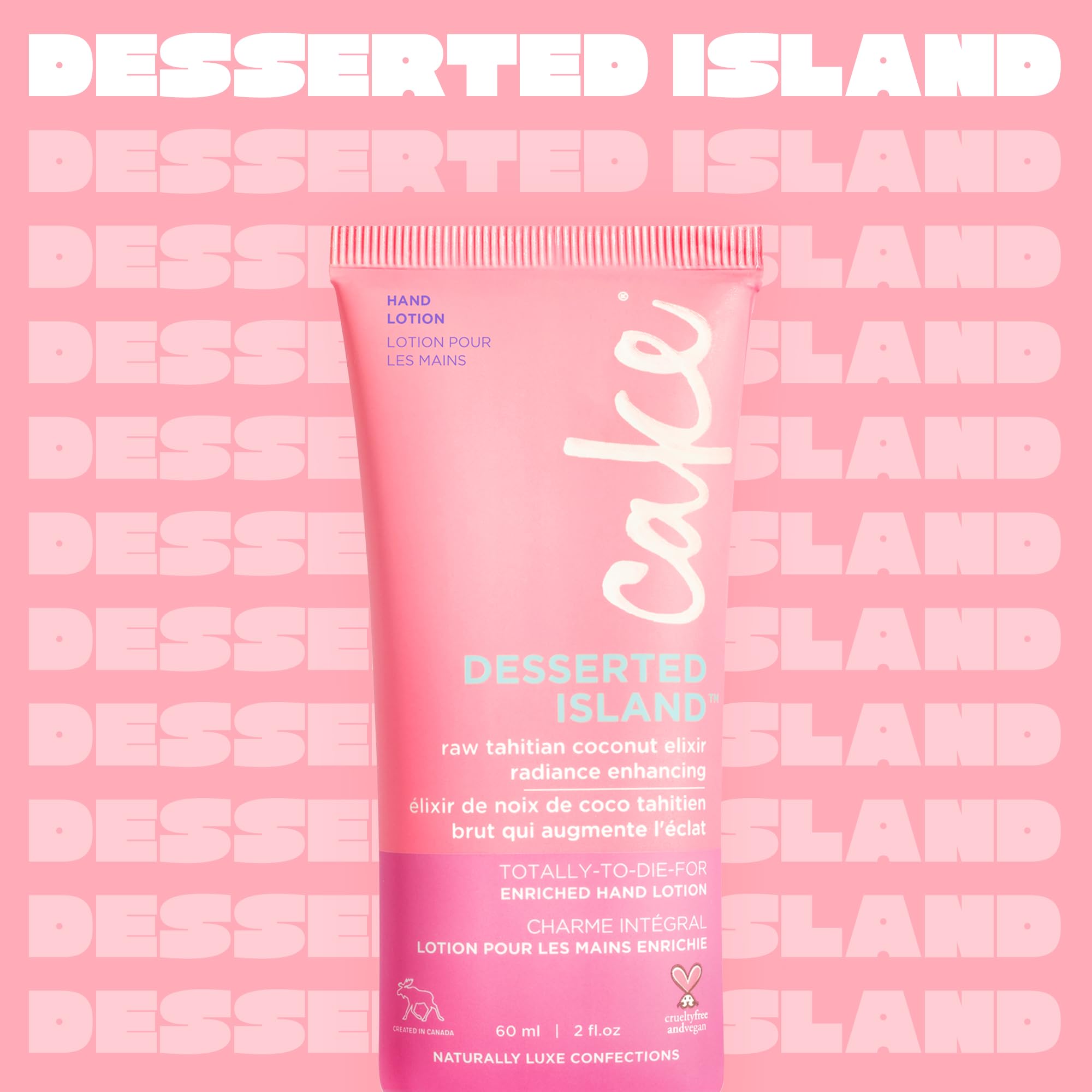 Cake Beauty Desserted Island Enriched Hand Lotion, 2 Ounces