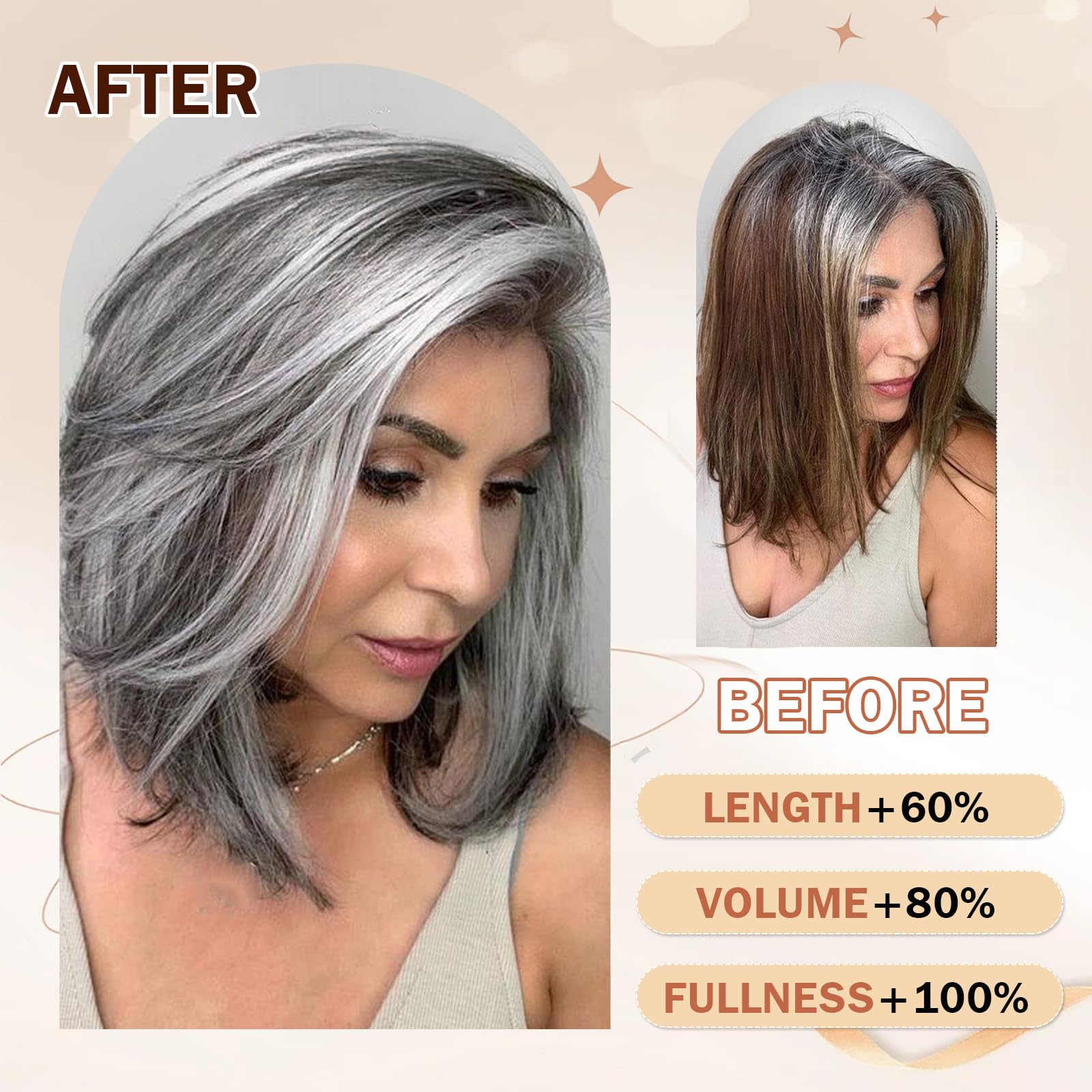 Oseti Dark Brown Wig Highlight Brown Wig with Curtain Bangs for Women Synthetic Short Hair Wig Short Brown Layered Wig Curly Bob