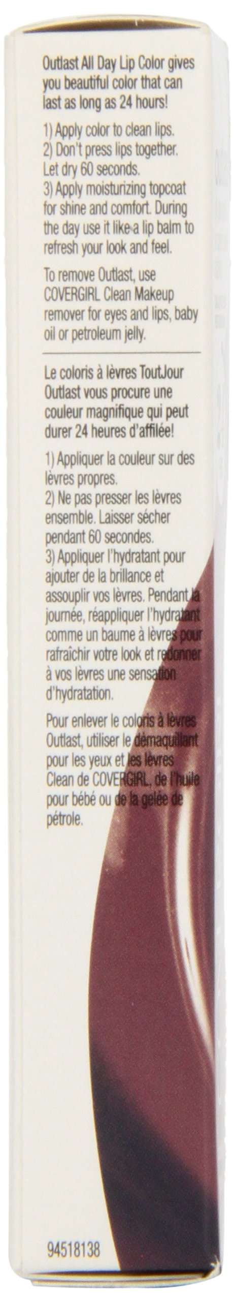 Covergirl Outlast All Day Two Step Lipcolor, Naturalast 545, 0.13 Ounce