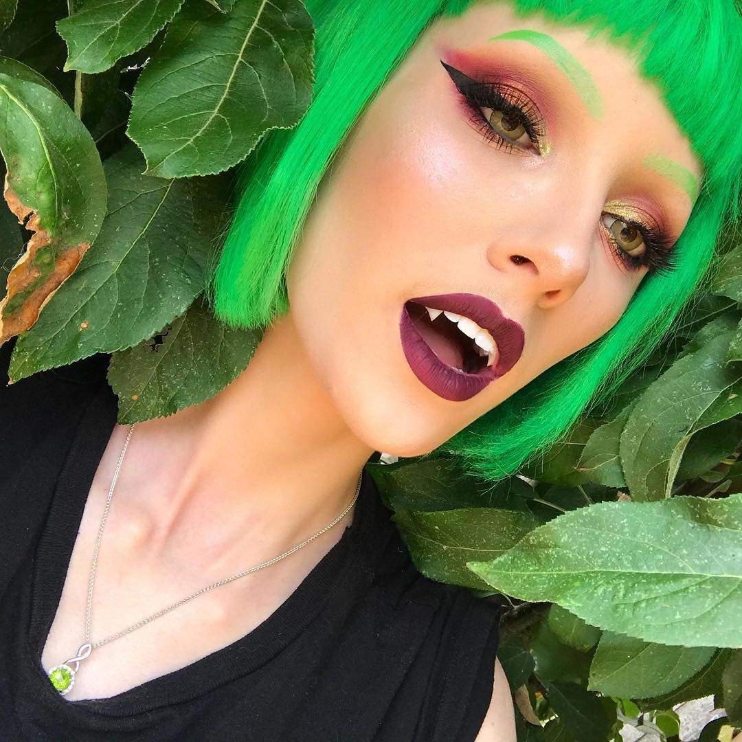 La Splash Cosmetics Soft Long Lasting Waterproof Matte Dark Green Liquid Lipstick - Wickedly Divine Collection (Envy)
