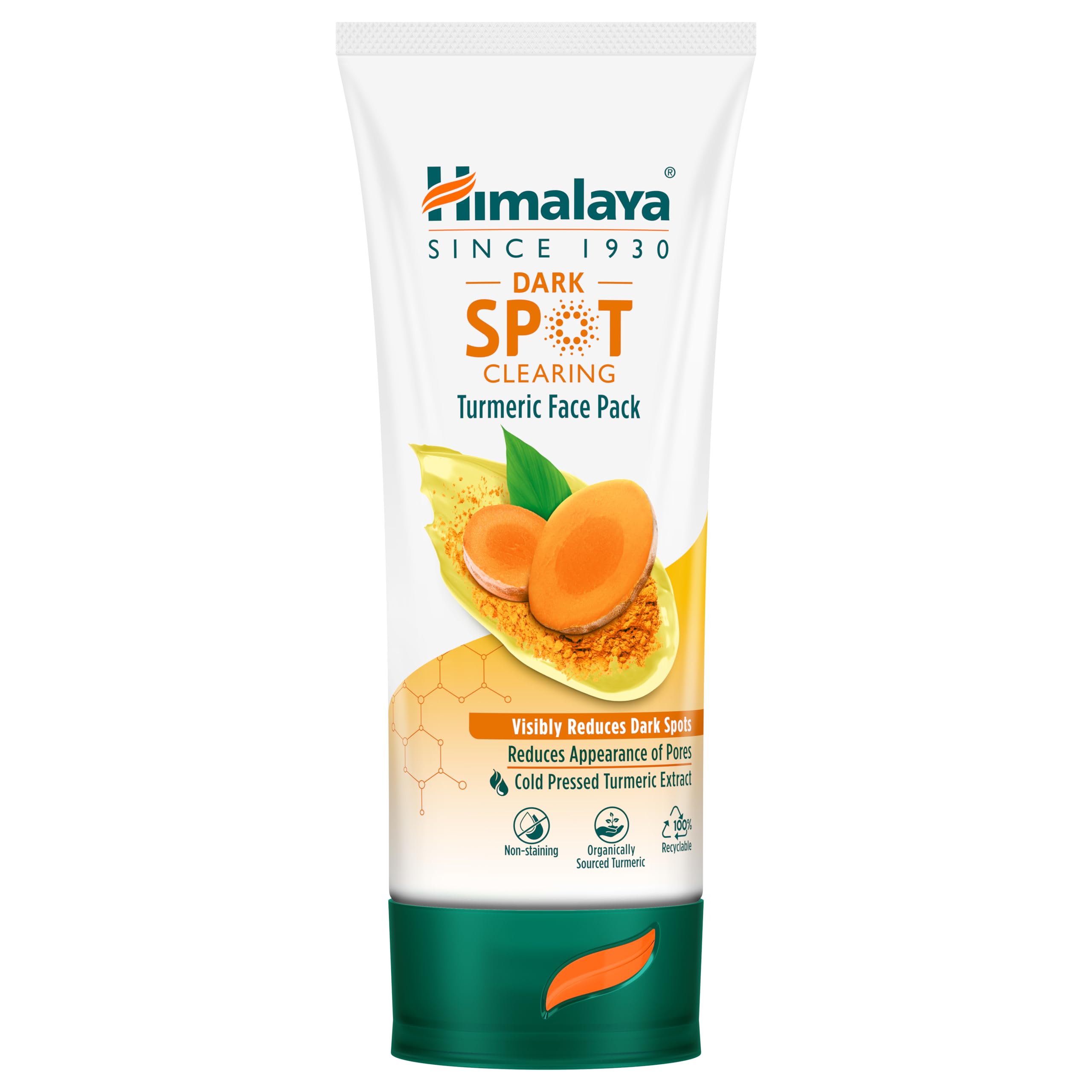 Himalaya Dark Spot Clearing Turmeric Face Pack | Organically Sourced Turmeric | Reduce Dark Spots In 7 Days | Gives Radiant Skin