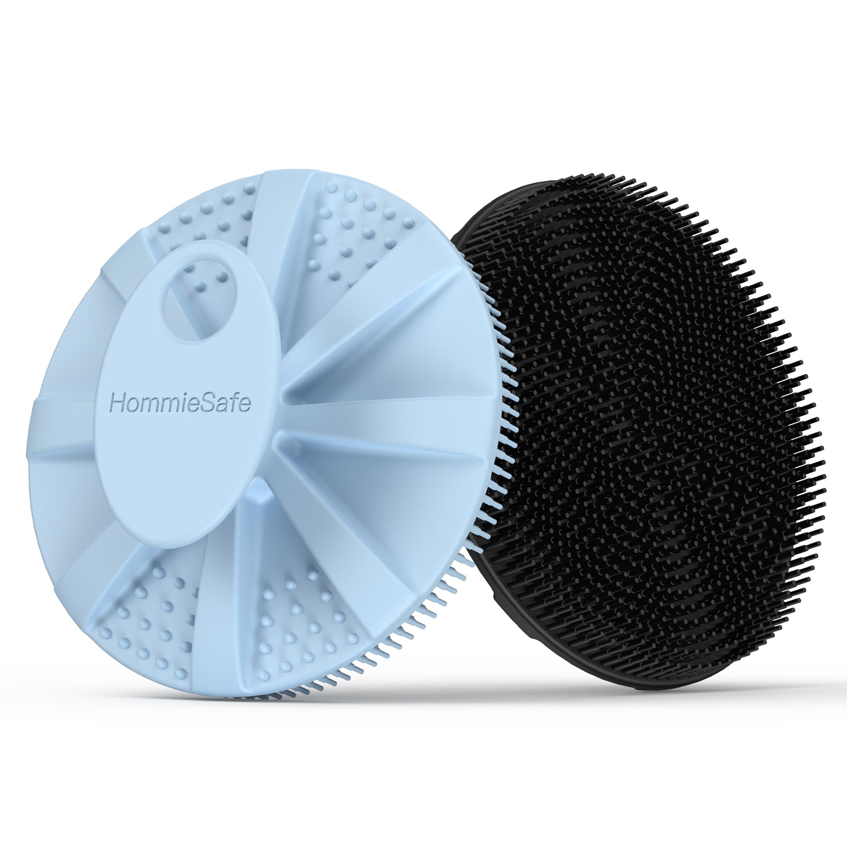 Soft Silicone Shower Brush Body Wash Bath Exfoliating Skin Massage Scrubber