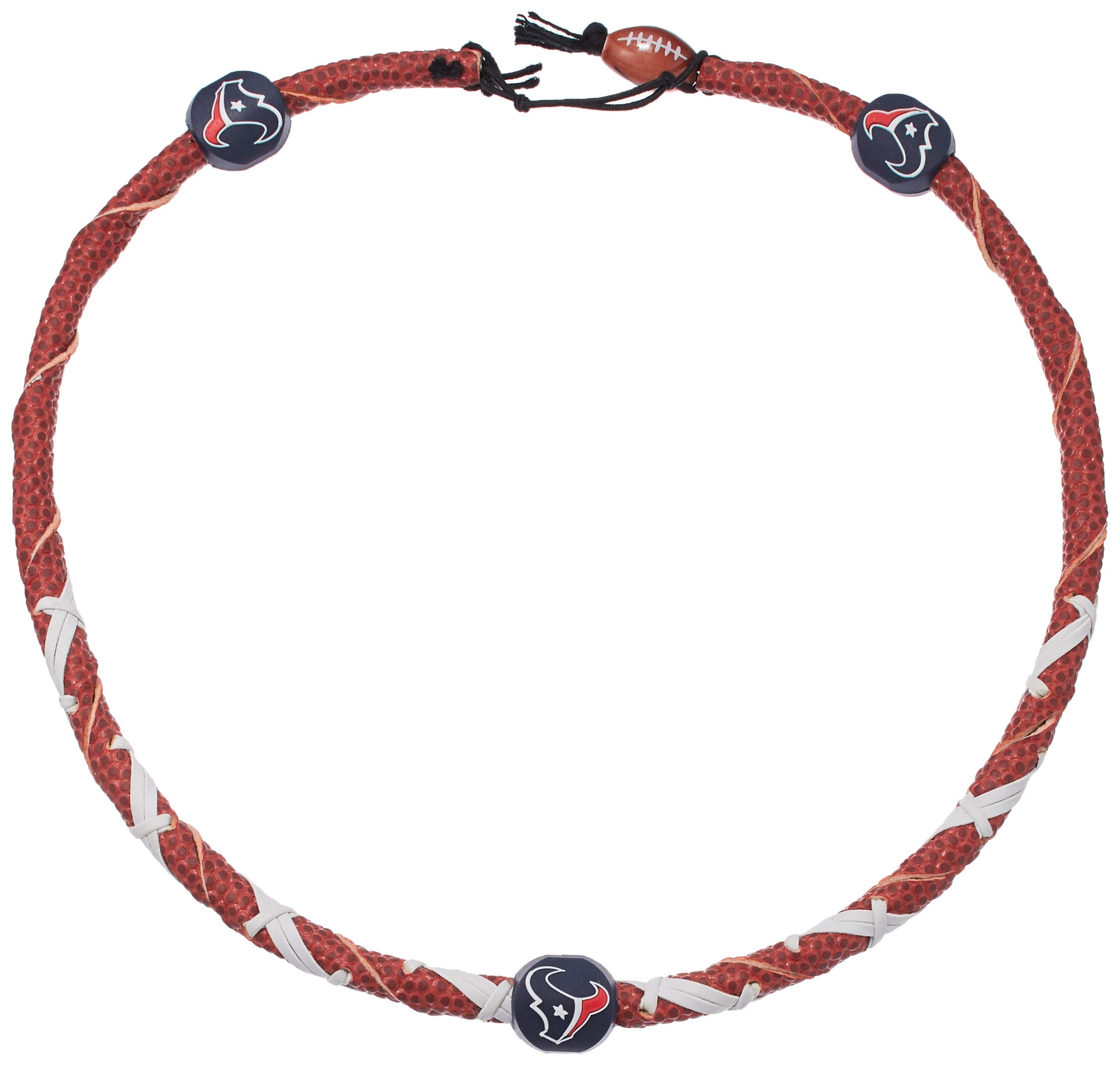 NFL Houston Texans Classic Spiral Football Necklace