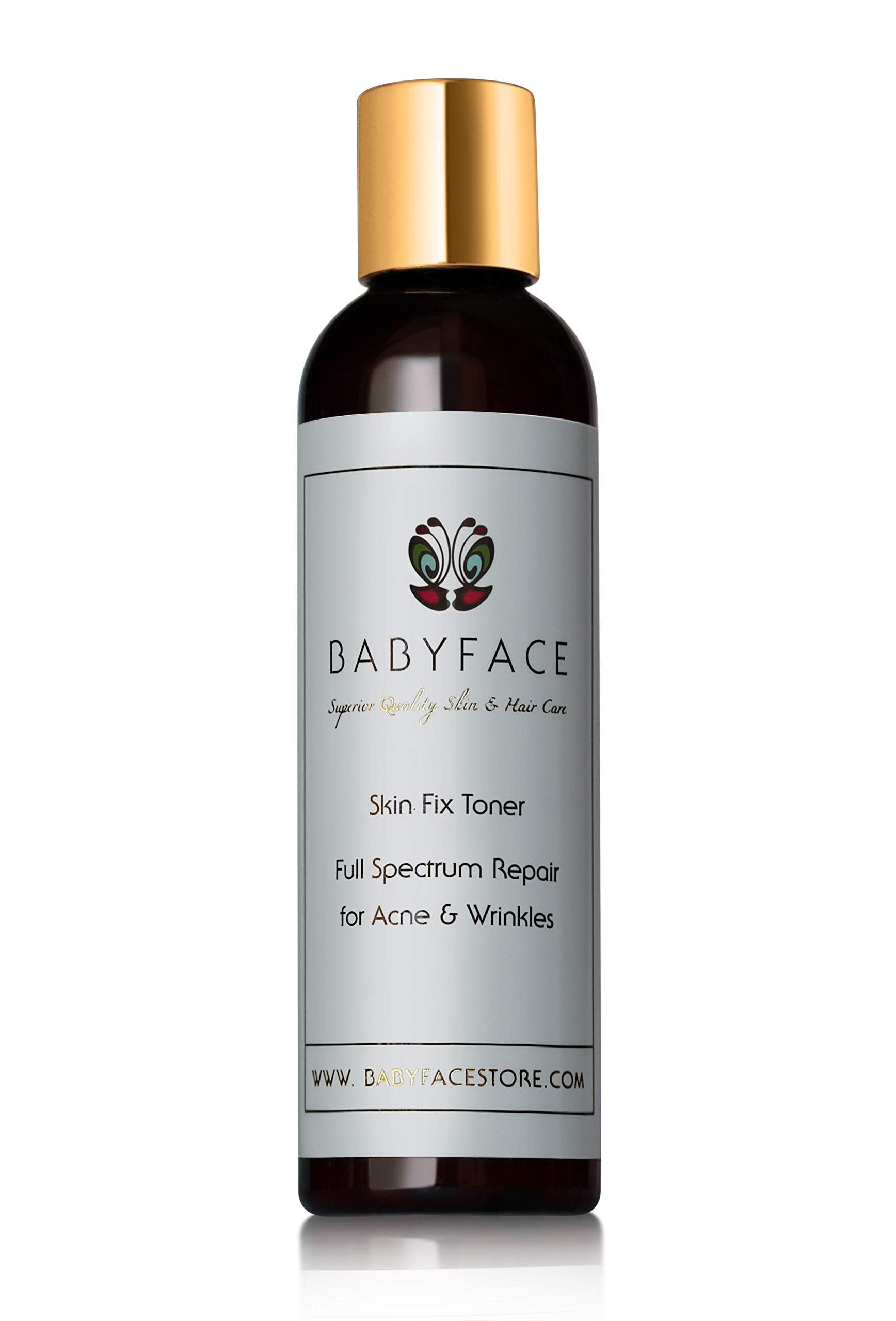 Babyface Skin Fix Acne Banishing Toner 2.5% Retinol, 20% Vitamin C, Niacinamide, Salicylic Acid 4.3 oz