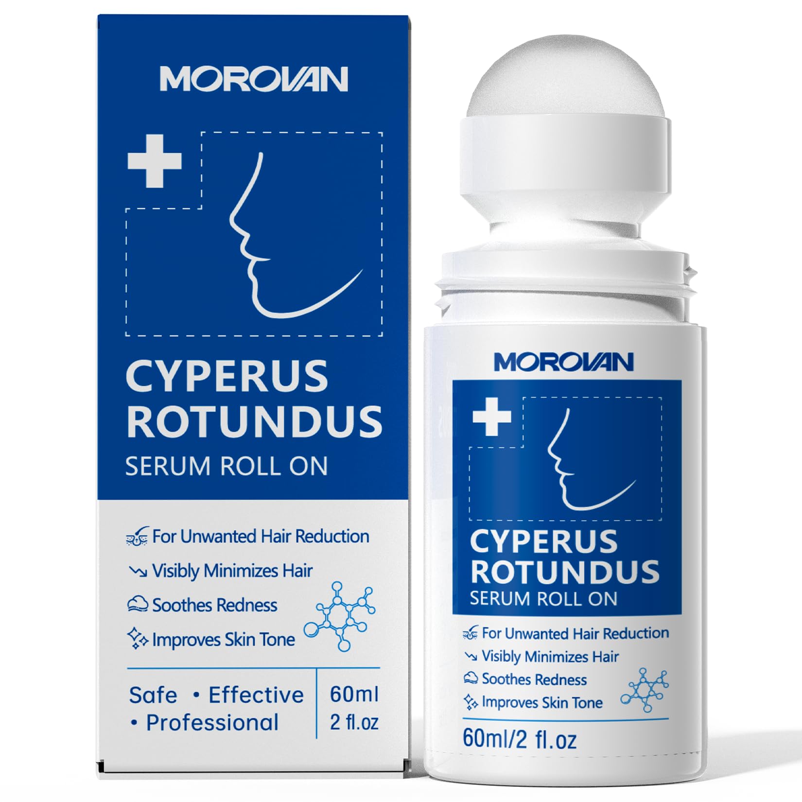 Cyperus Rotundus Oil Serum Roller: 60ml Cyperus Rotundus Oil For Hair Removal Moisturizing & Soothing Cyperus Oil For Reducing B