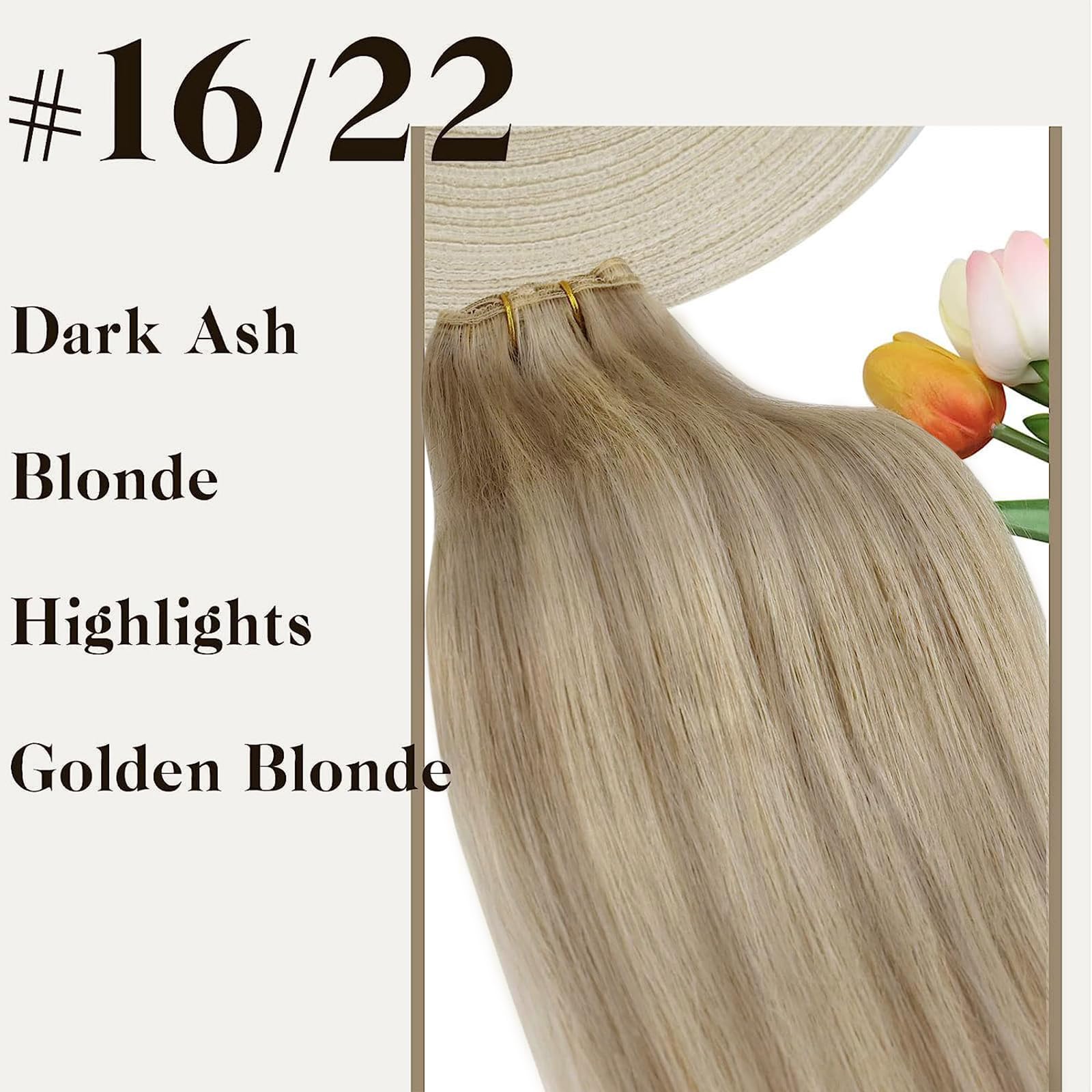 Sunny 22 Inch Blonde Human Hair Clip In Extensions Highlights Blonde Clip In Hair Extensions Long Remy Human Hair Clip In Extens