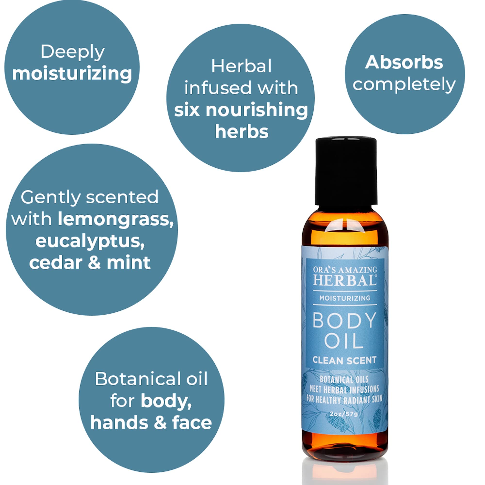 Moisturizing Skin Oil With Eucalyptus & Lemongrass Essential Oils, Body Hydration For Dry Skin, Massage Oil, Body Oils For Men A