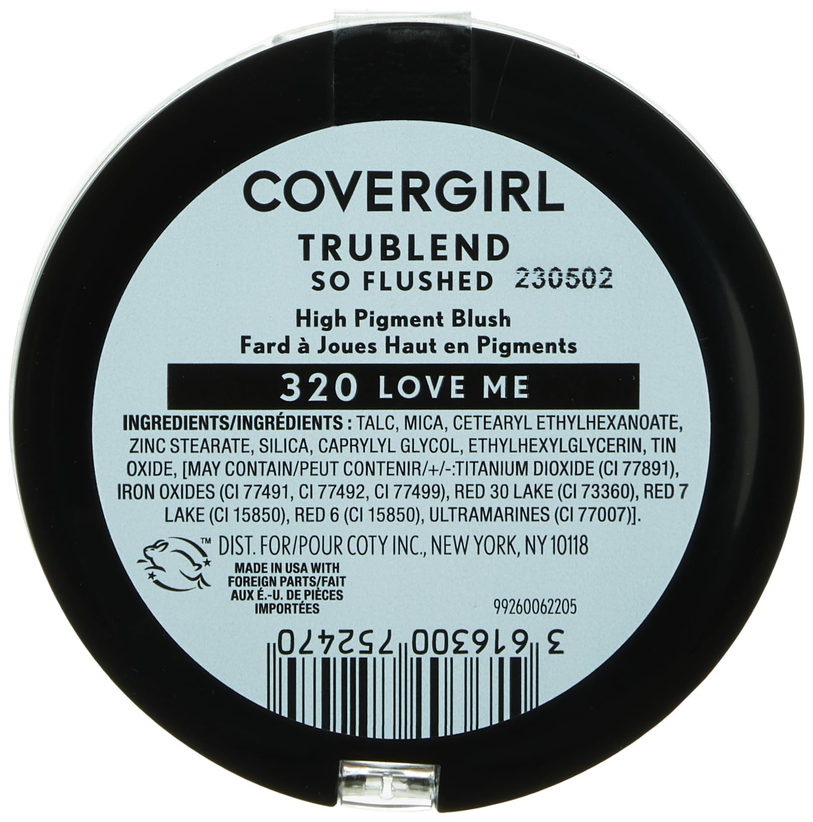 Covergirl Trublend So Flushed High Pigment Blush, Love Me, 0.33 Oz