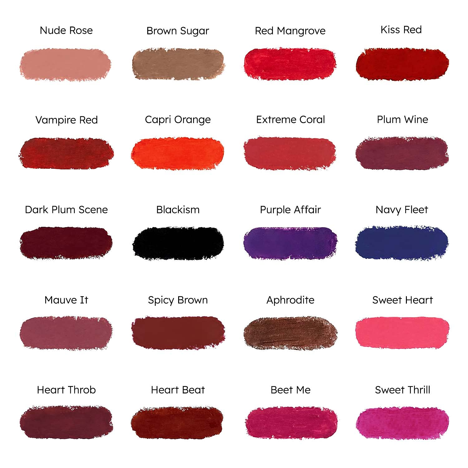 Ruby Kisses Lipstick, Matte Finish, Long-Lasting, Highly Pigmented, Smooth Apply, Full Coverage Lip Color Makeup (Warm Sienna)