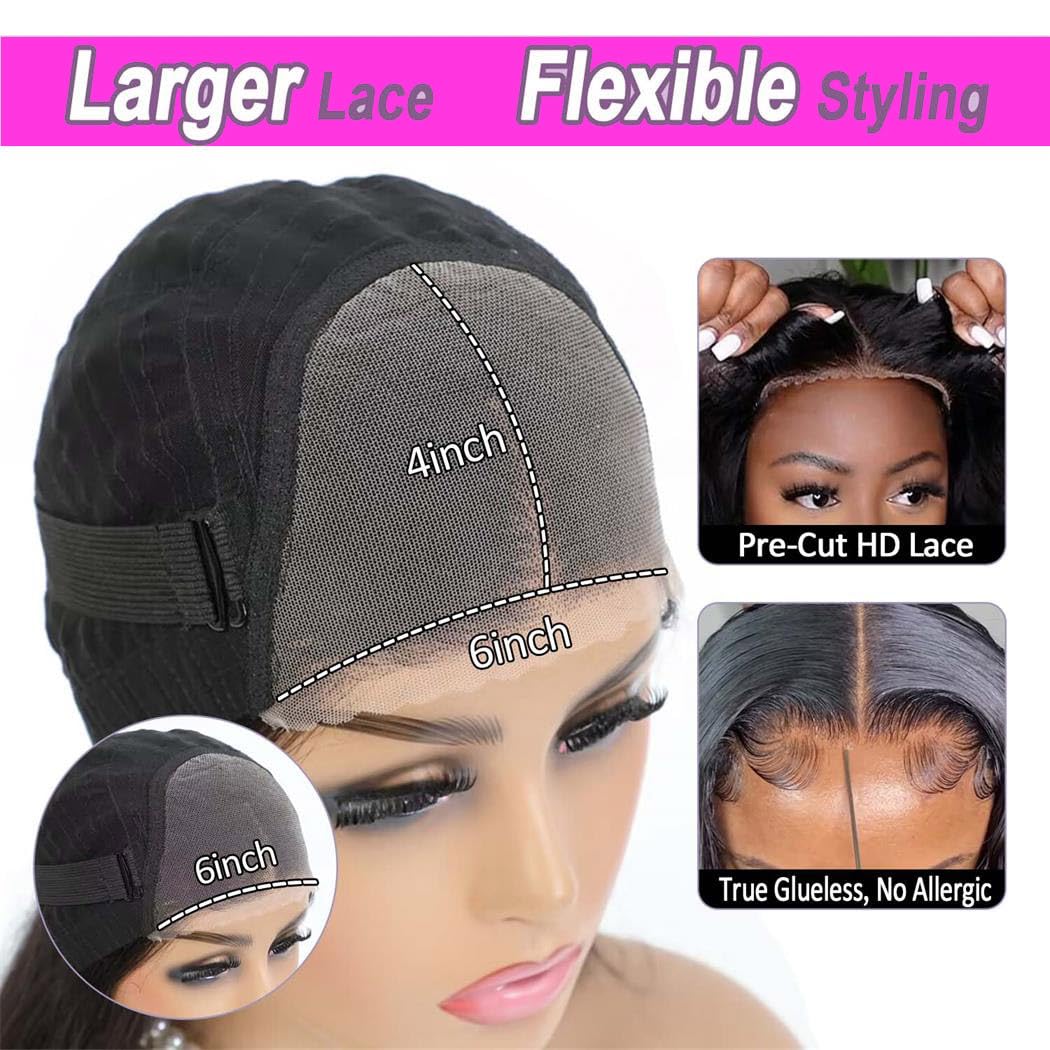 32 Inch Body Wave Lace Front Wigs Human Hair Pre Plucked With Baby Hair Wear And Go Glueless Wigs Human Hair Pre Plucked Pre Cut