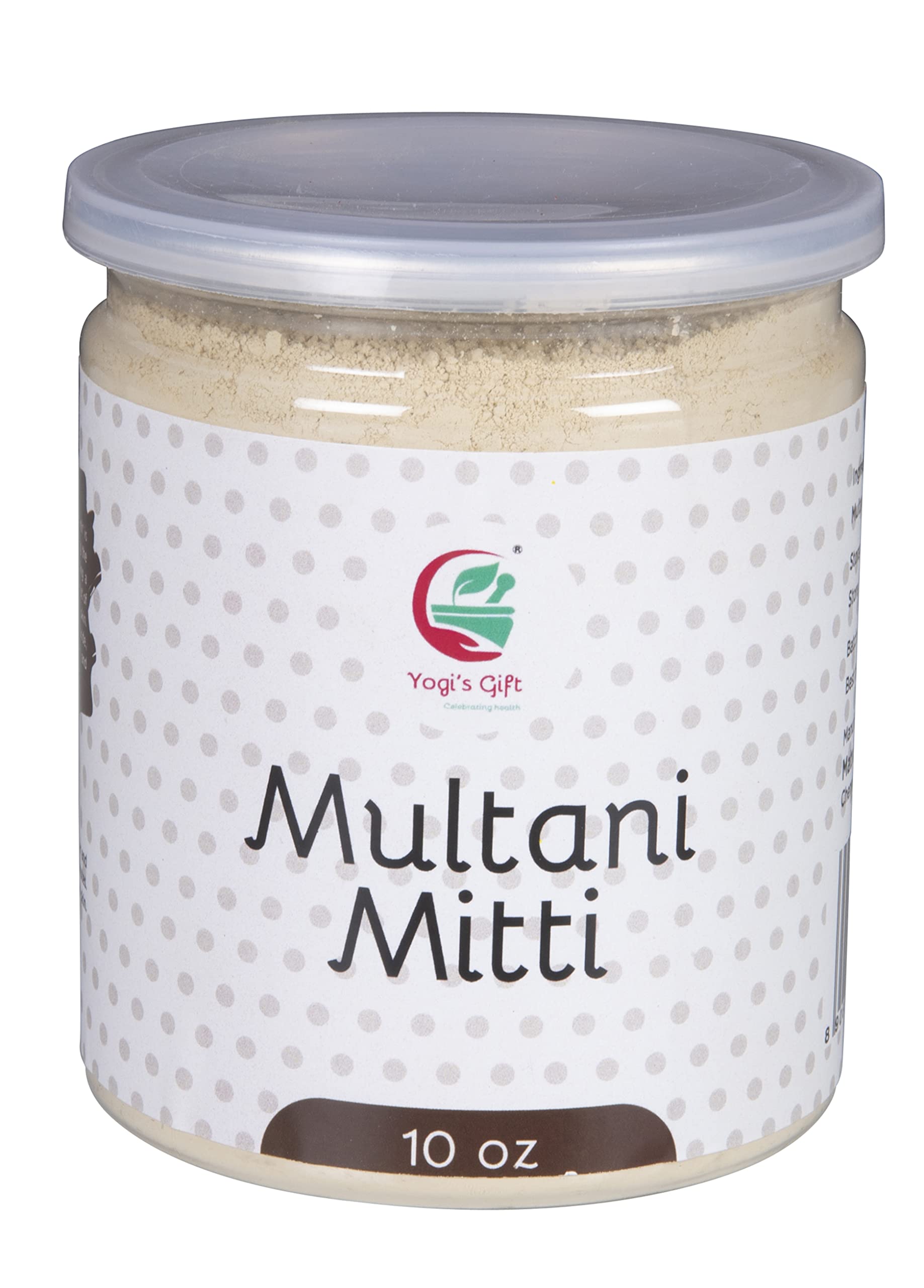 Multani Mitti Powder | Fullers Earth Clay | 100% Natural Indian Clay | Skin Tightening Face Pack, Detox Bath & Soap Making | 10