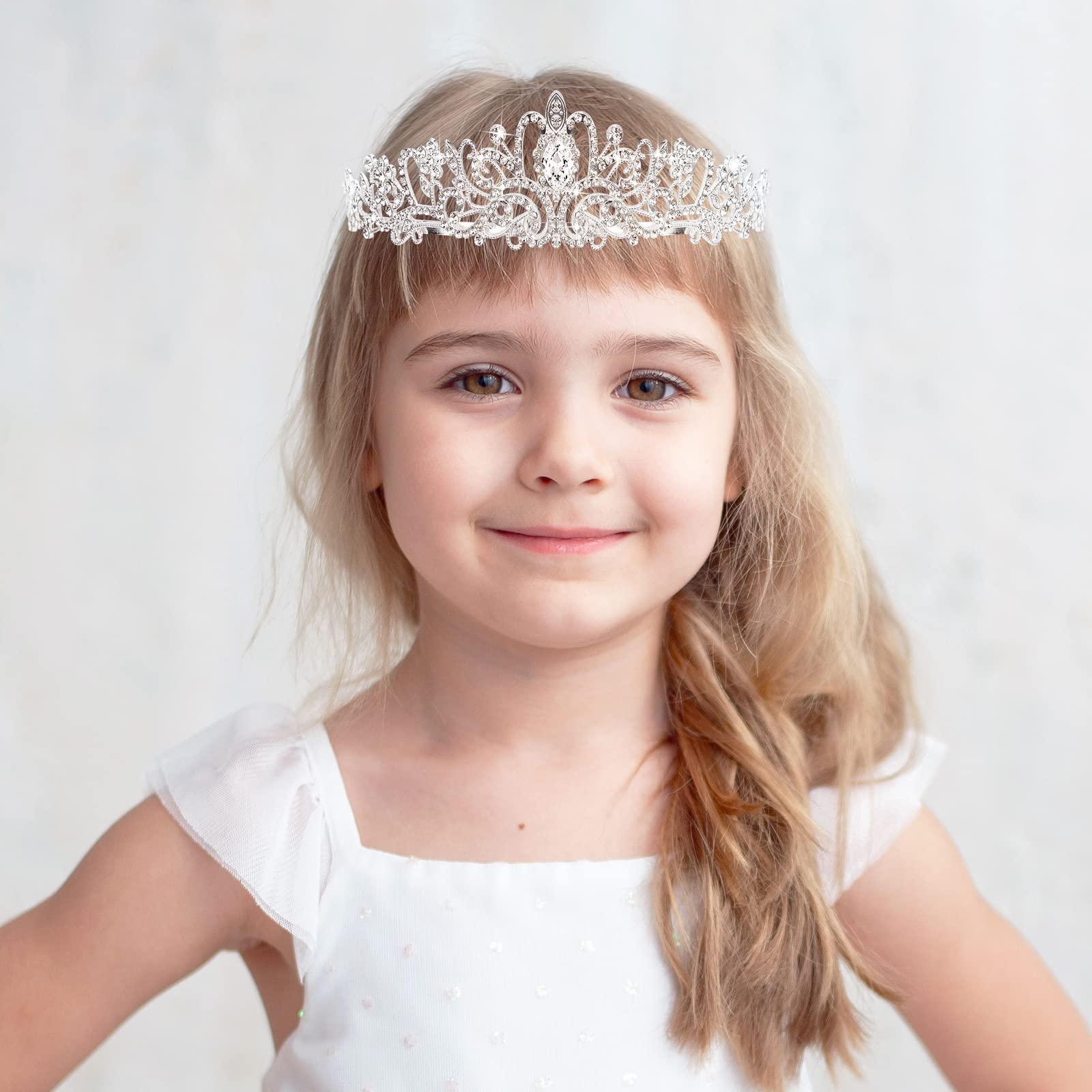 Bbto 10 Pcs Crystal Tiara And Crowns For Women Girls Princess Rhinestone Crown Queen Headband With Combs Bride Crown Tiara For B