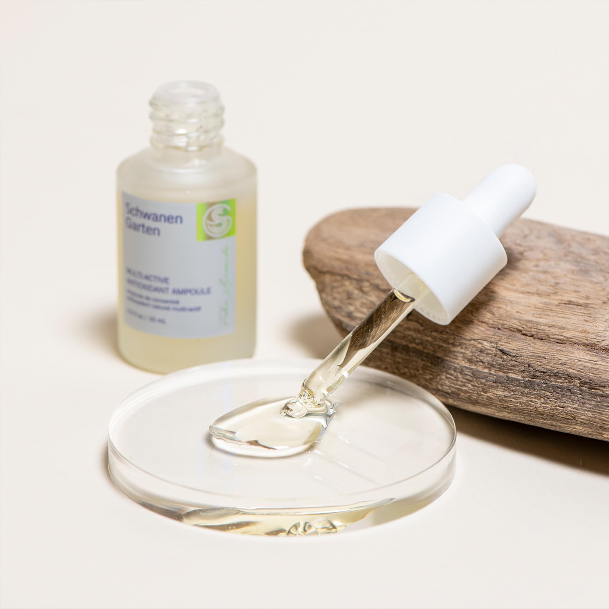 Schwanen Garten Multi Active Antioxidant Ampoule 0.5 Fl Oz / 15Ml - Antioxidant Booster, Organically Grown & Handpicked Ingredie