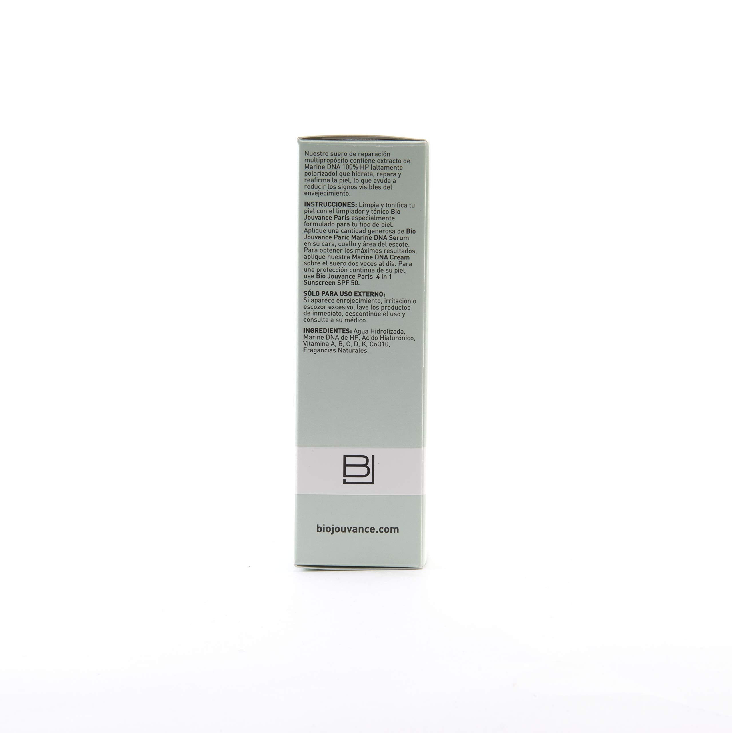 BIO JOUVANCE PARIS - Marine DNA Serum 0.5oz / 15ml - Hydrating | Lifting | Skin Repair | Promote Cell Renewal | Anti-Aging | Dai