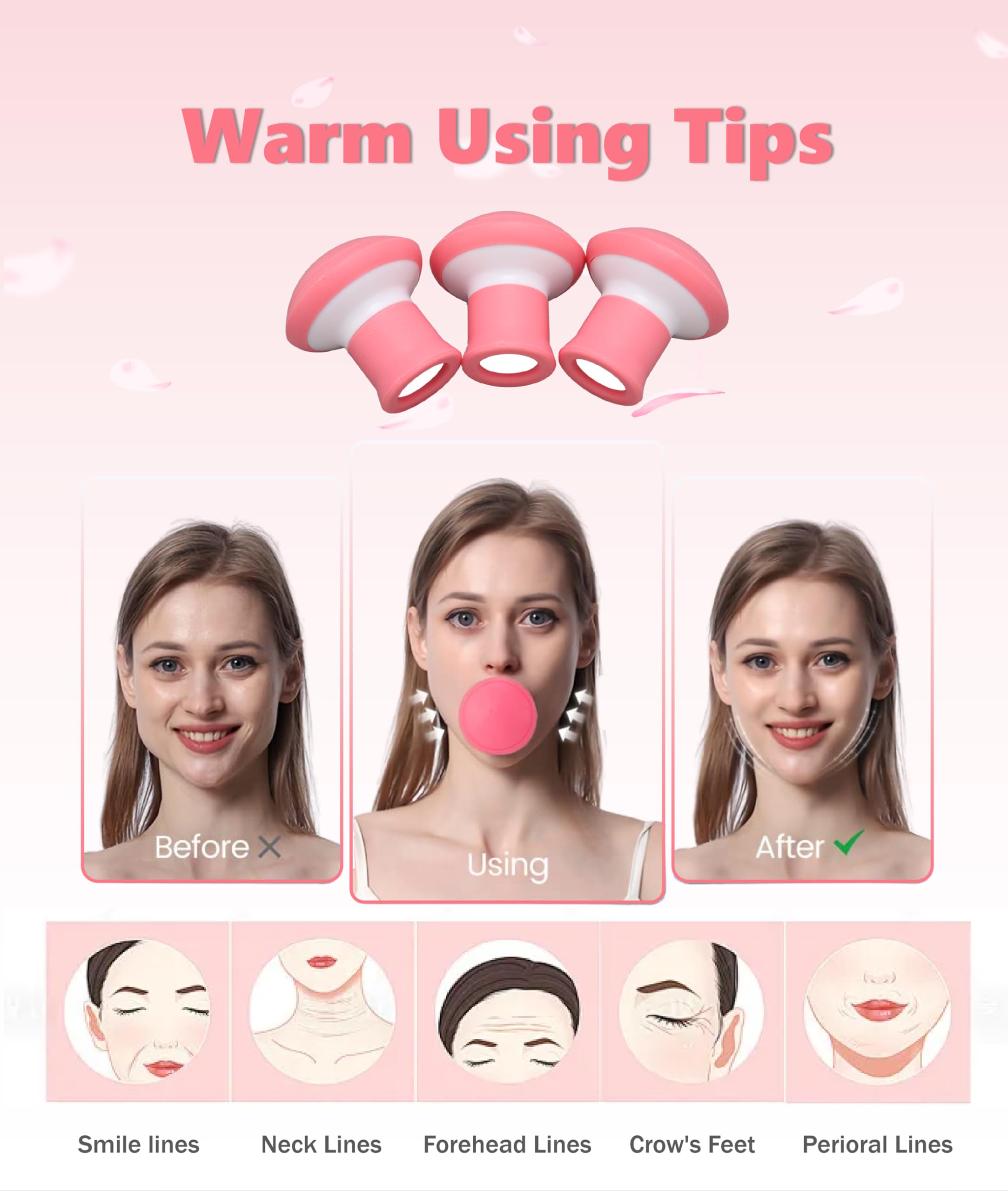 Fabater Face Exerciser - Facial Yoga Tool for Skin Firming & Anti-Wrinkle, V Shape Double Chin Slimmer Device